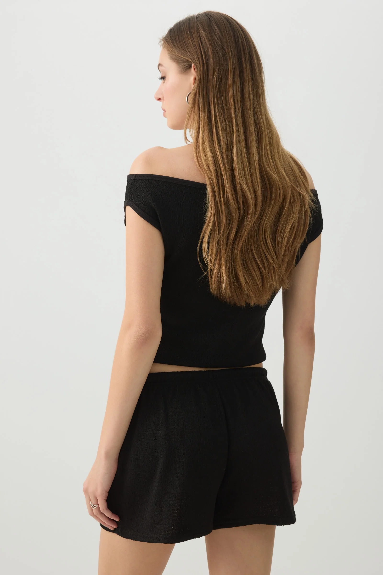 Crochet Knit Shorts - Image 4
