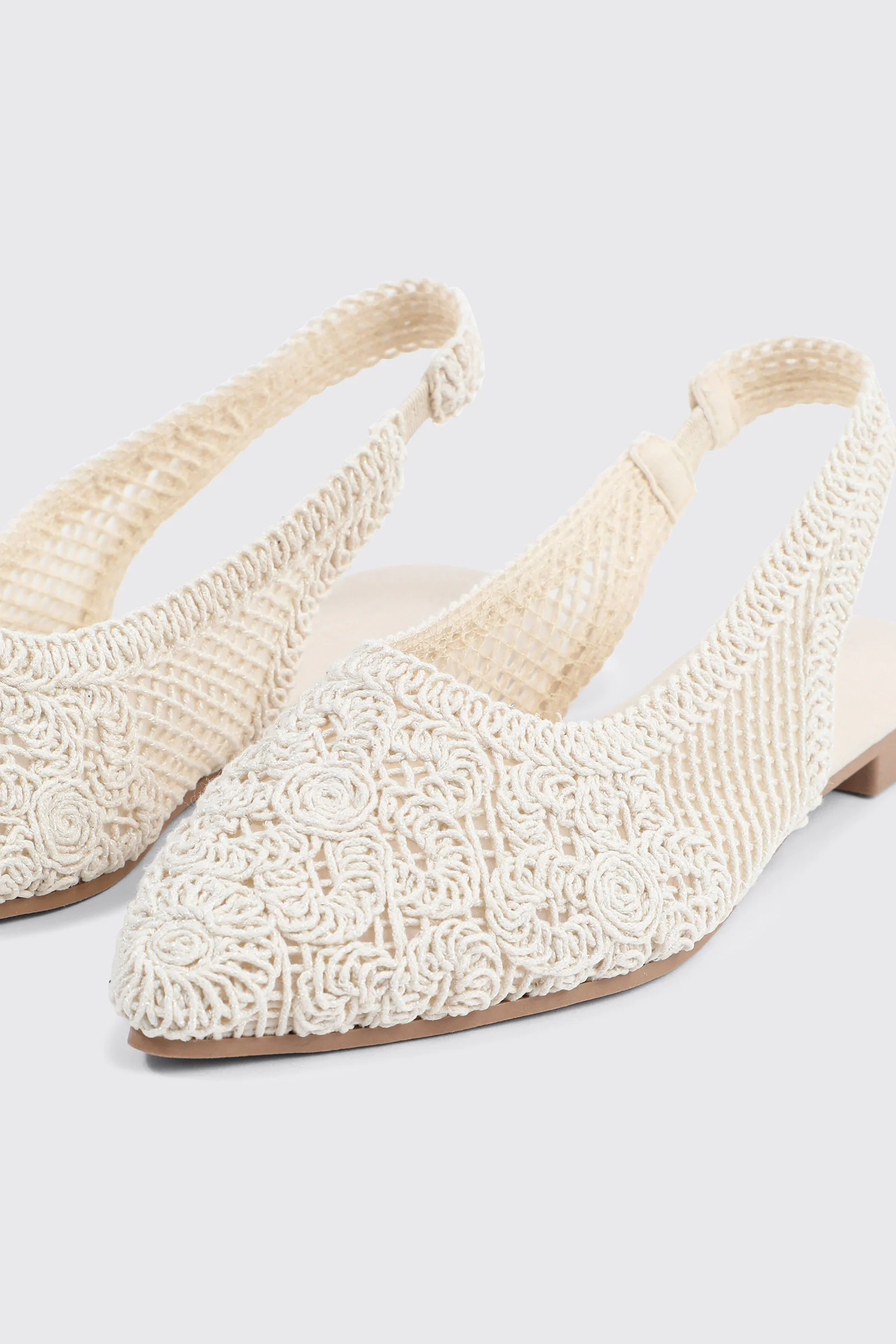 Crochet Slingback Flats - Image 5