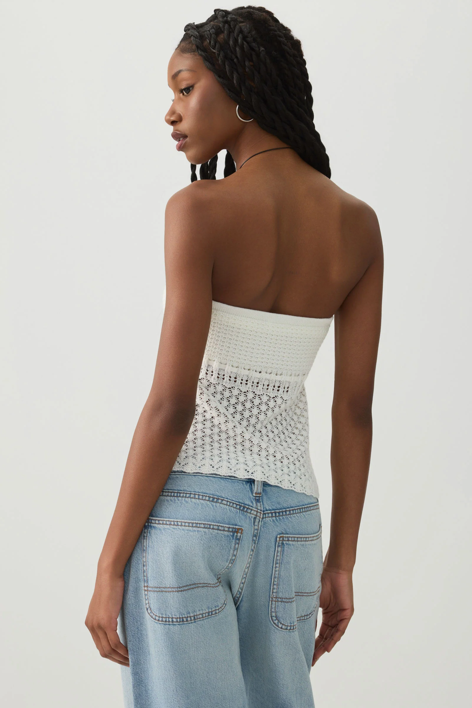 Crochet Tube Top with Built-In Bra - Image 4