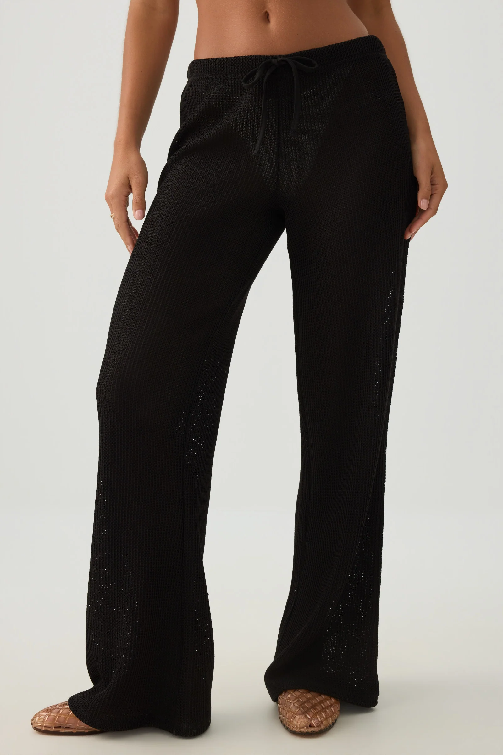 Crochet Wide Leg Pants - Image 3