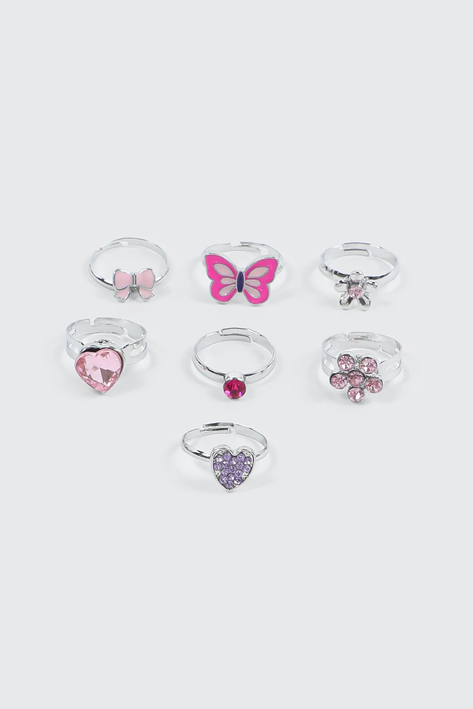 Crown Charm Ring Set - Image 2
