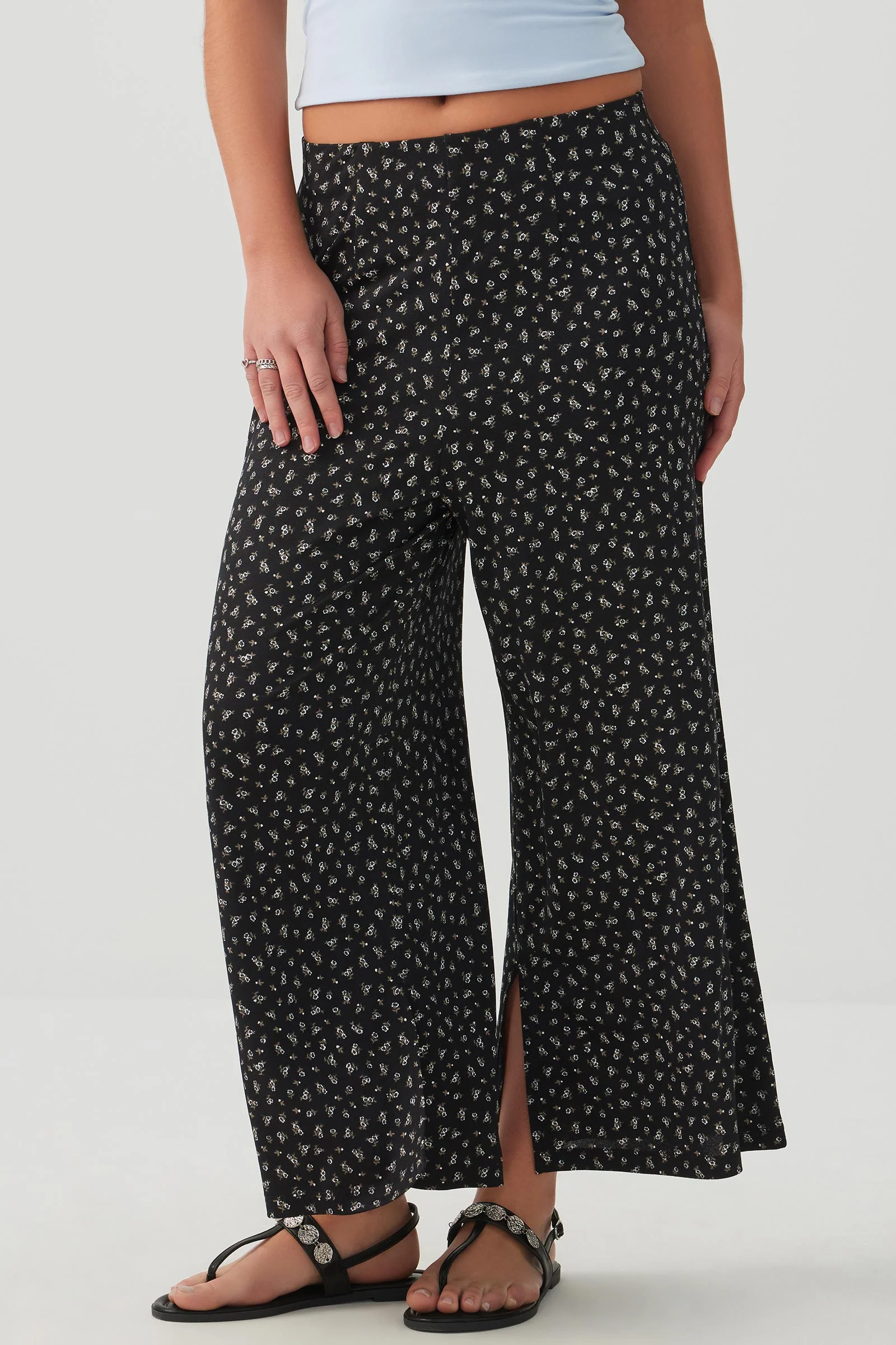 Culottes with Side Slits - Image 2
