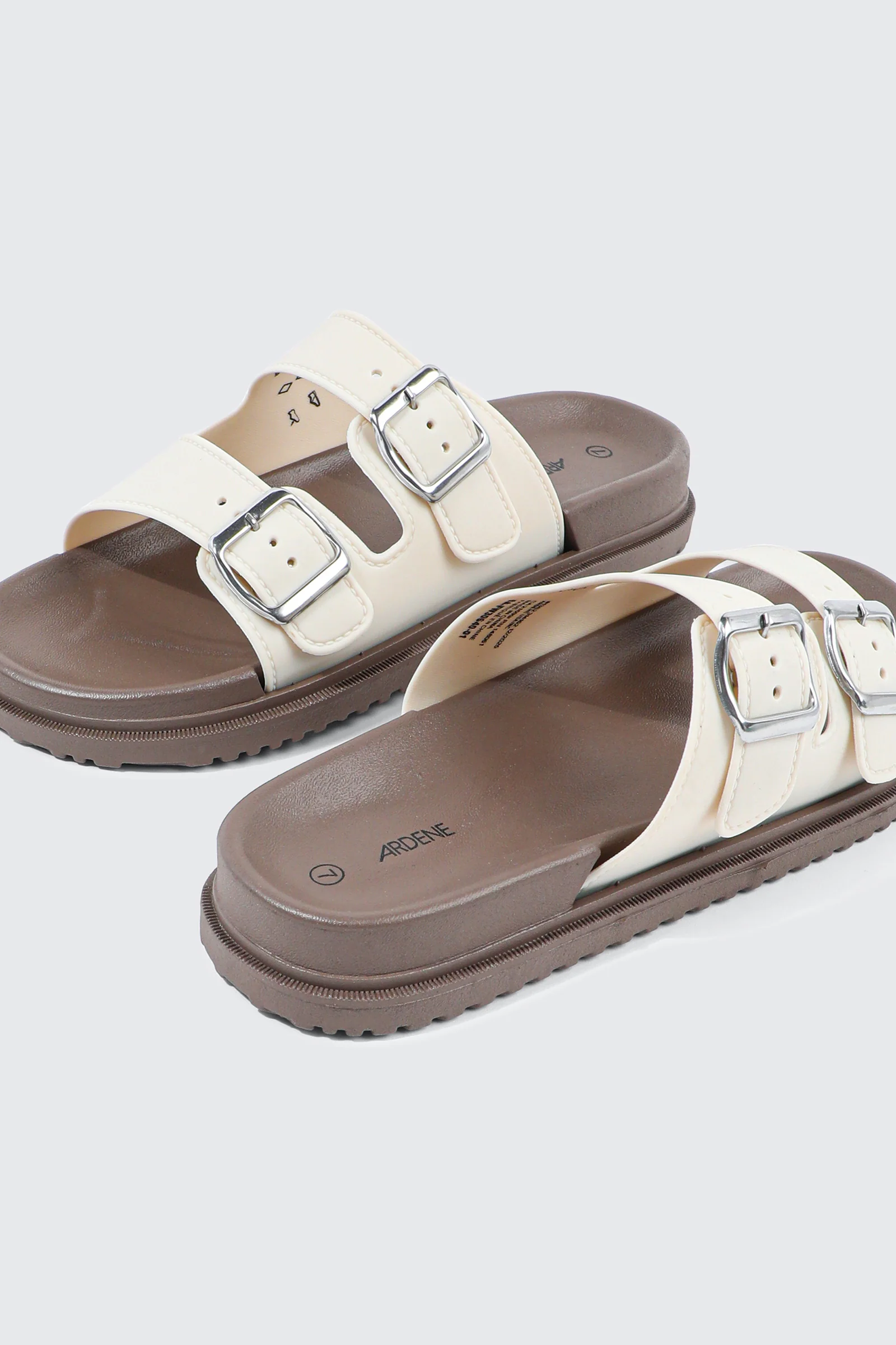 Double Band Slide Sandals - Image 3