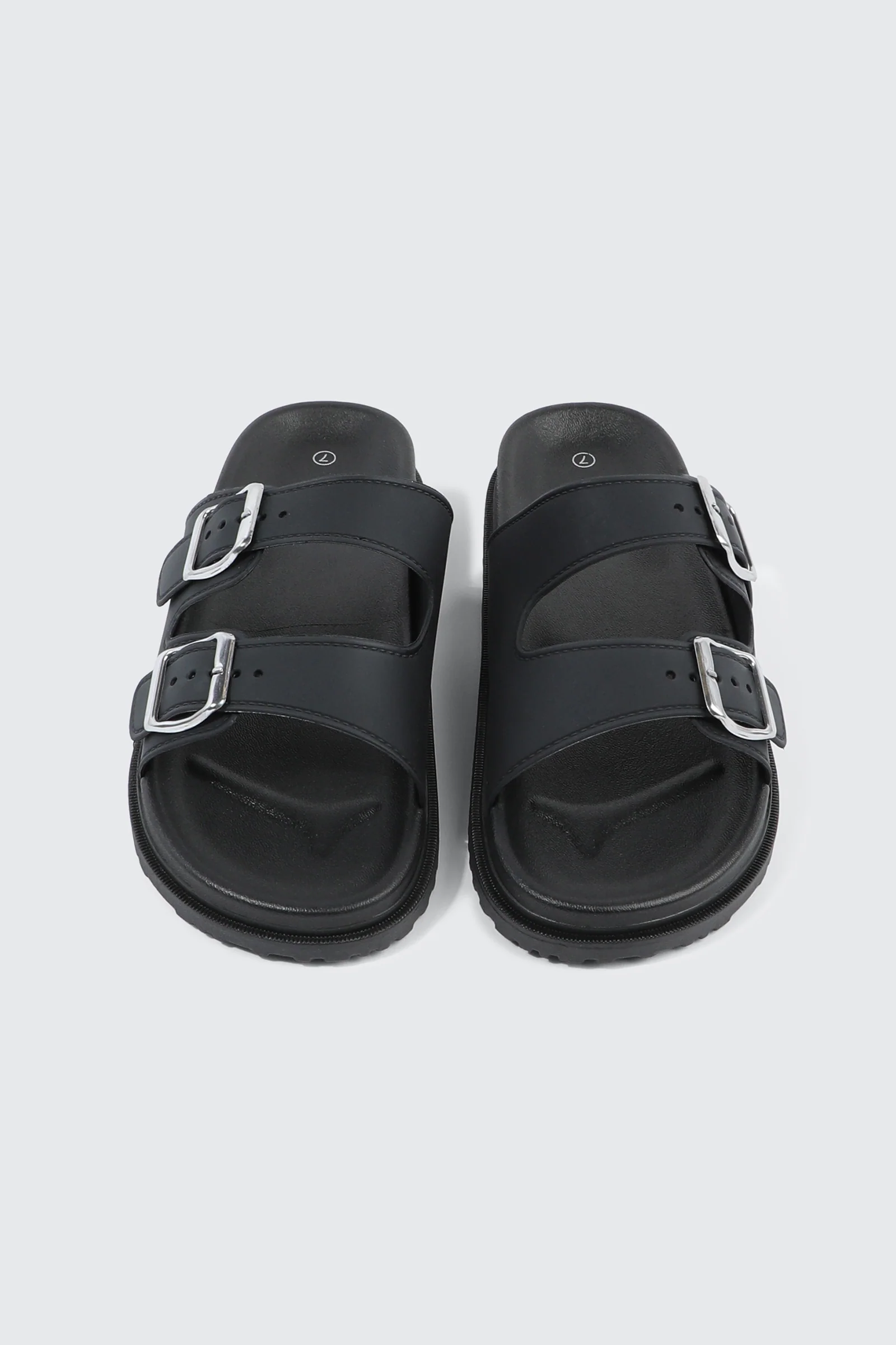 Double Band Slide Sandals - Image 2