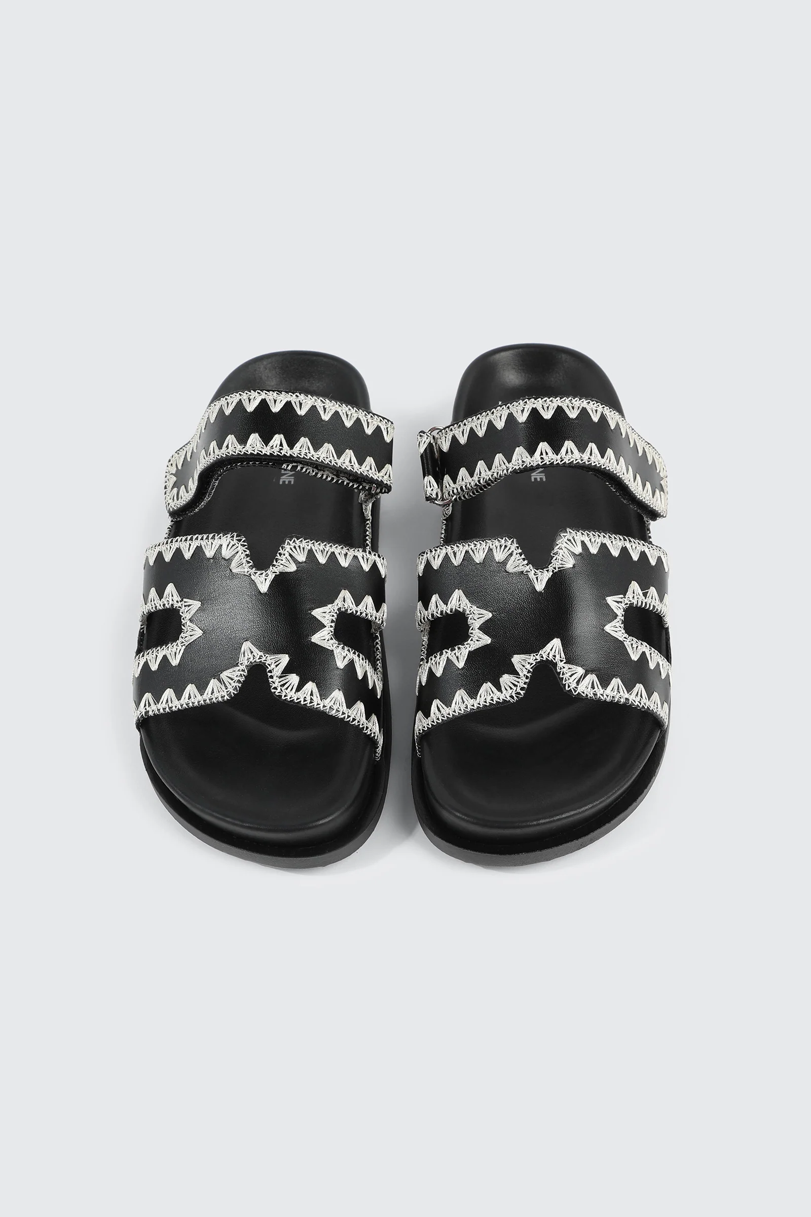 Double Band Slide Sandals - Image 4