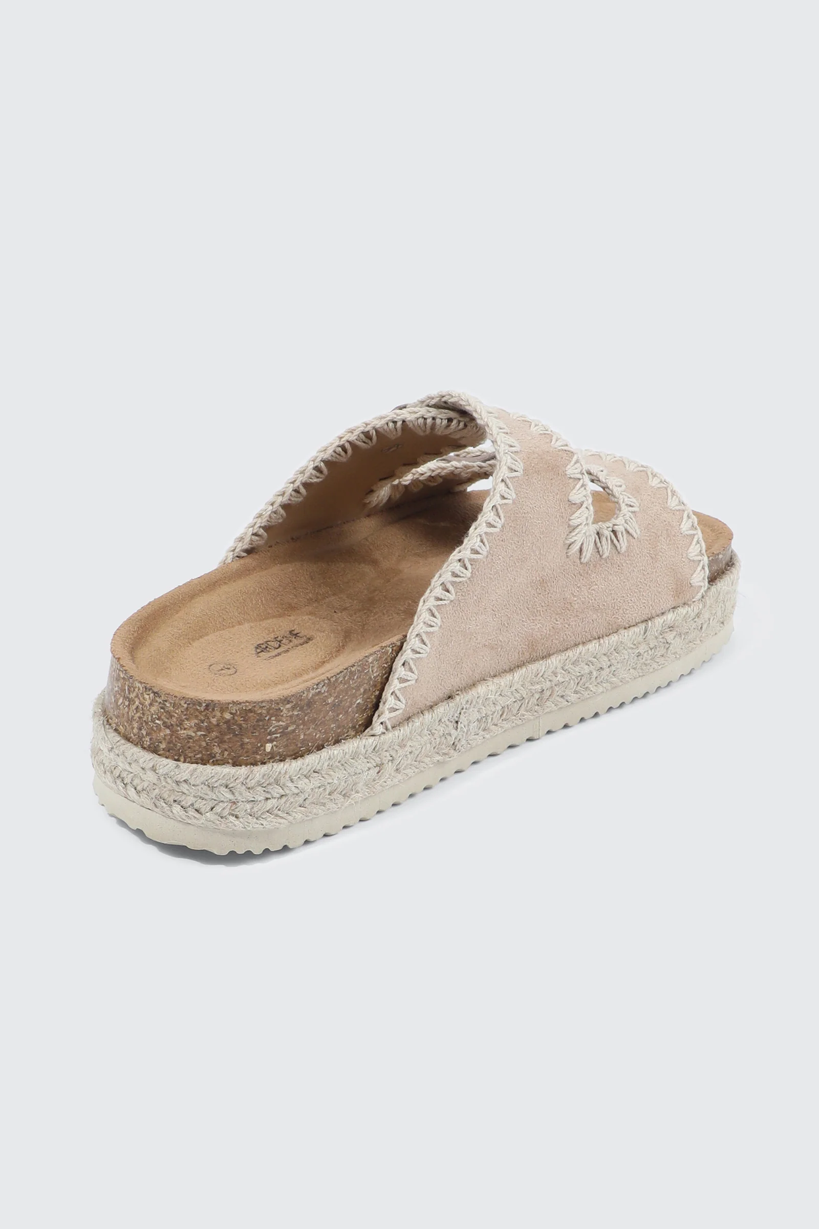 Double Buckle Espadrille Sandals - Image 3
