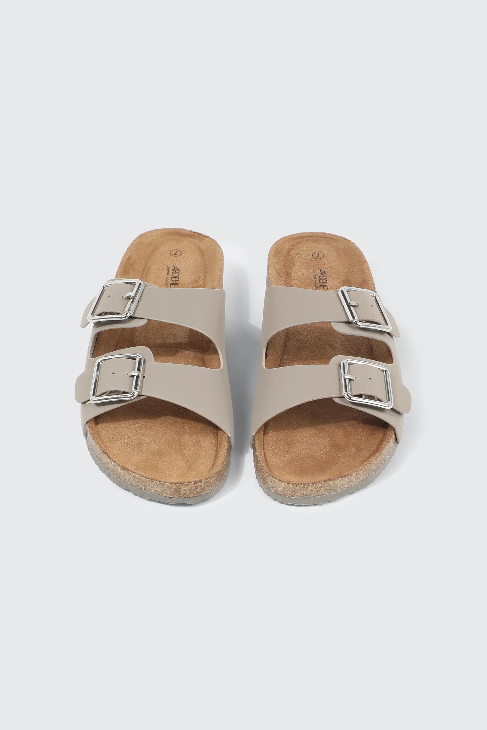 Double Buckle Slide Sandals - Image 4