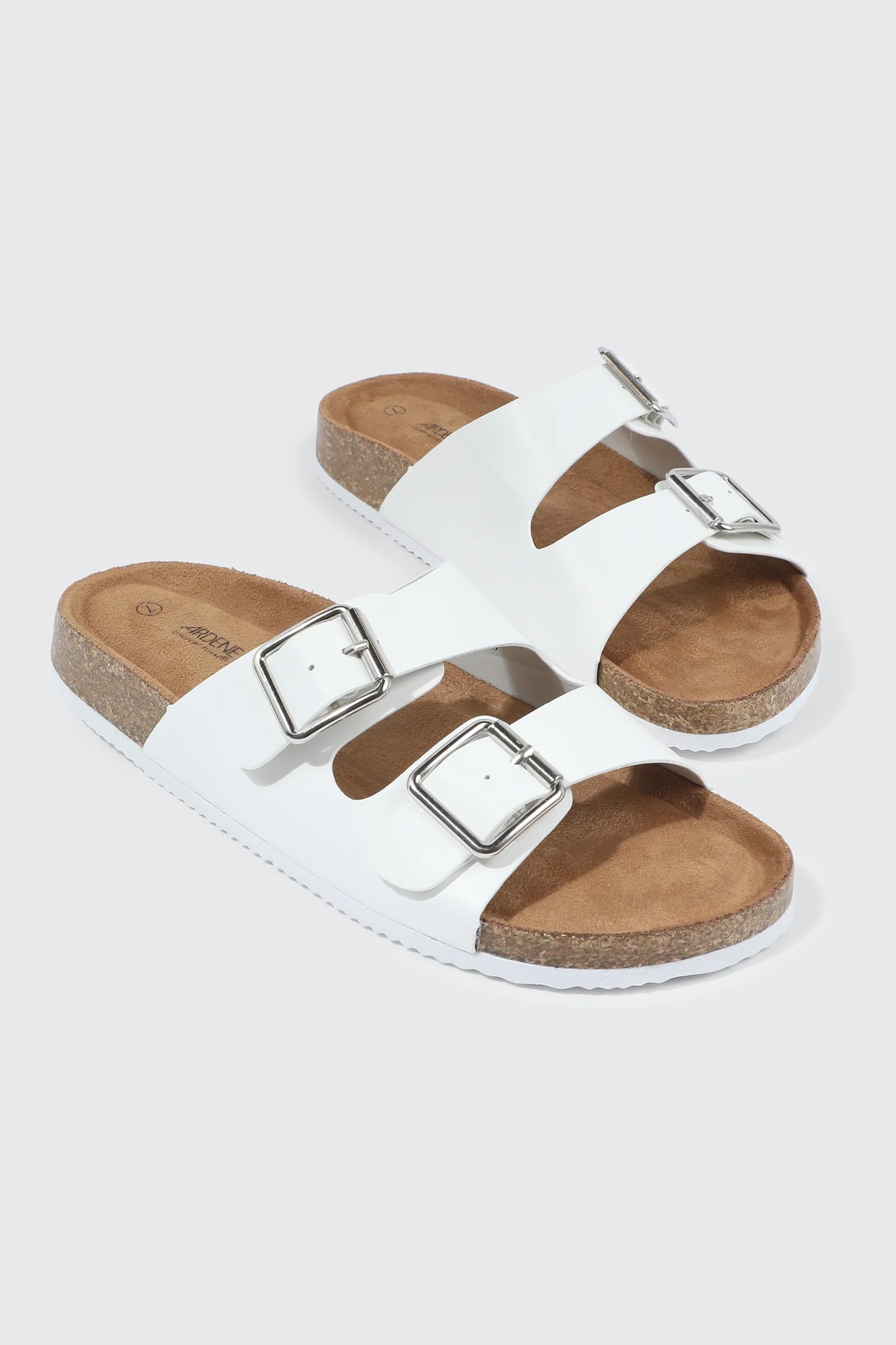 Double Buckle Slide Sandals - Image 4
