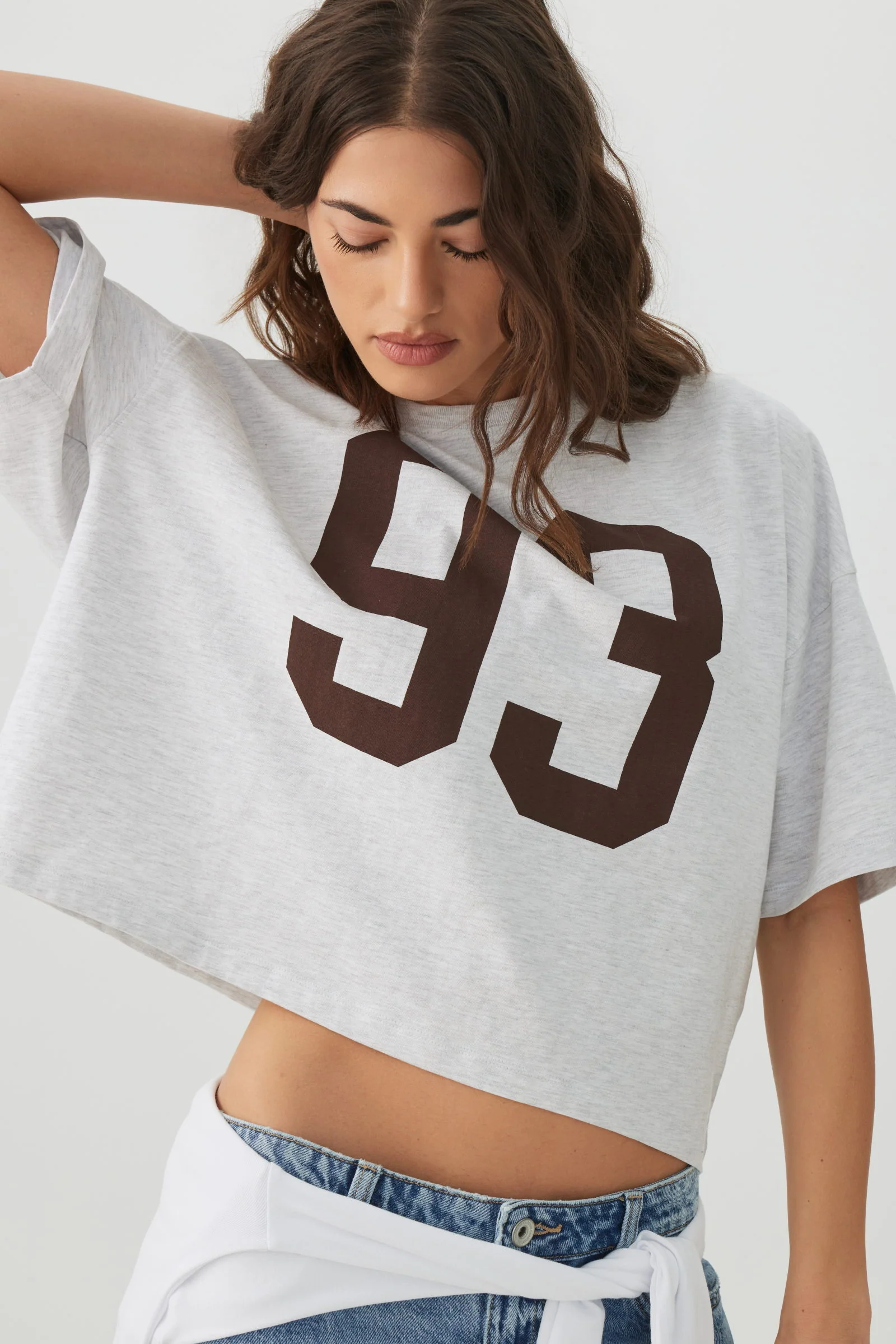 Dropped Shoulder Graphic T Shirt - Image 3