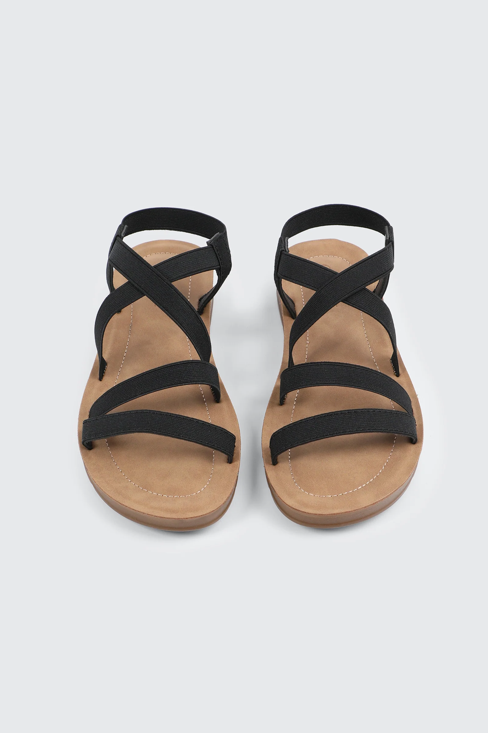 Elastic Strappy Sandals - Image 4