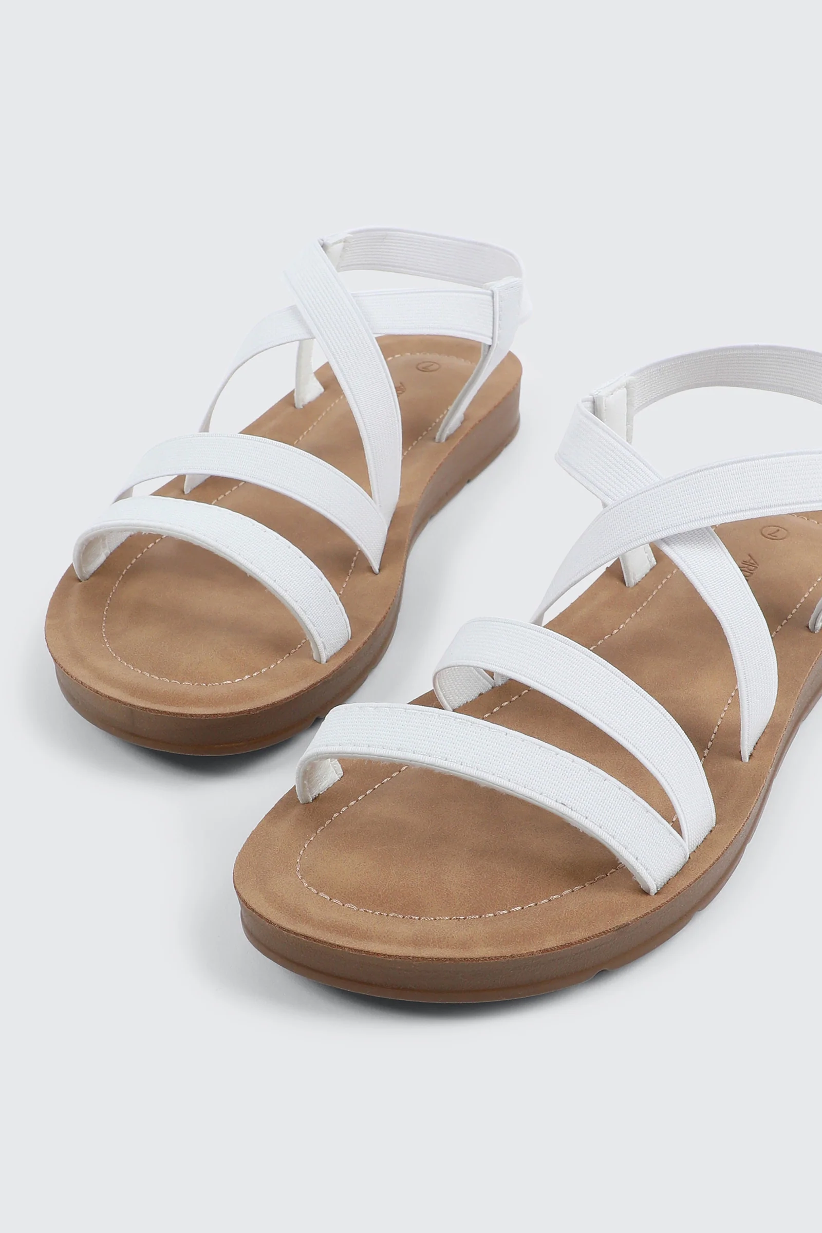 Elastic Strappy Sandals - Image 2