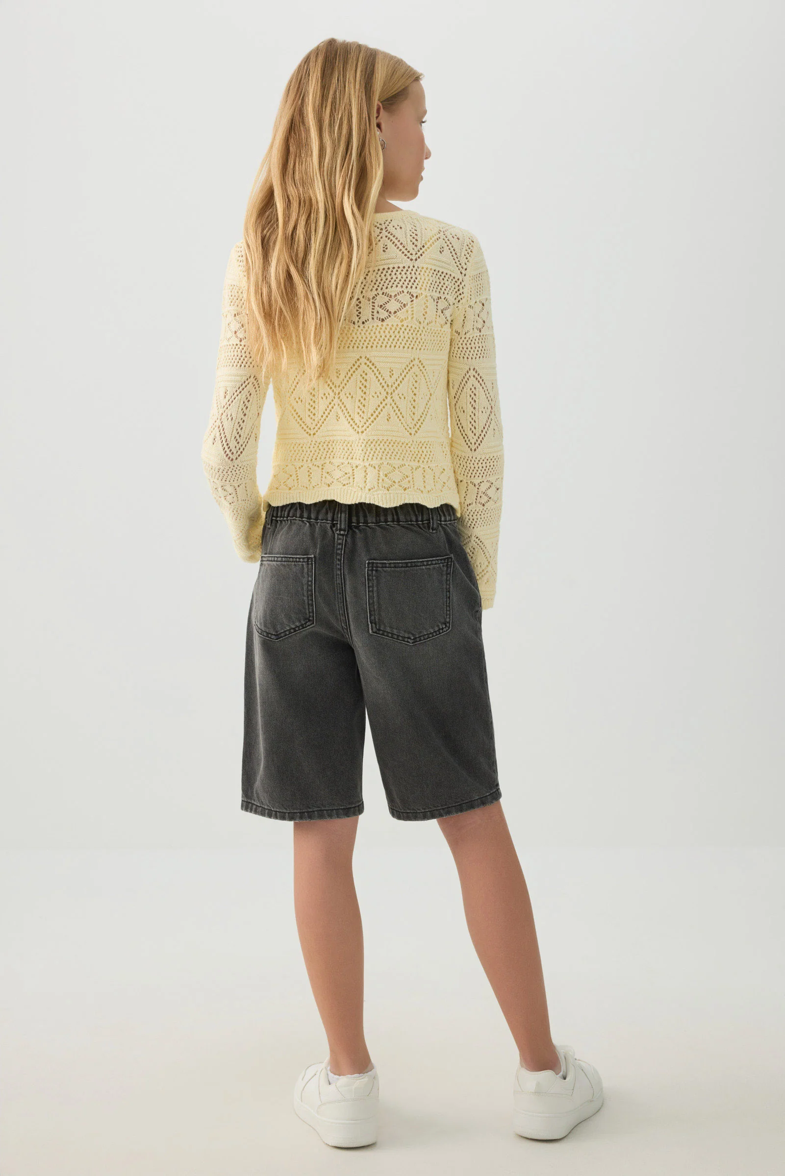 Elastic Waist Jorts - Image 4