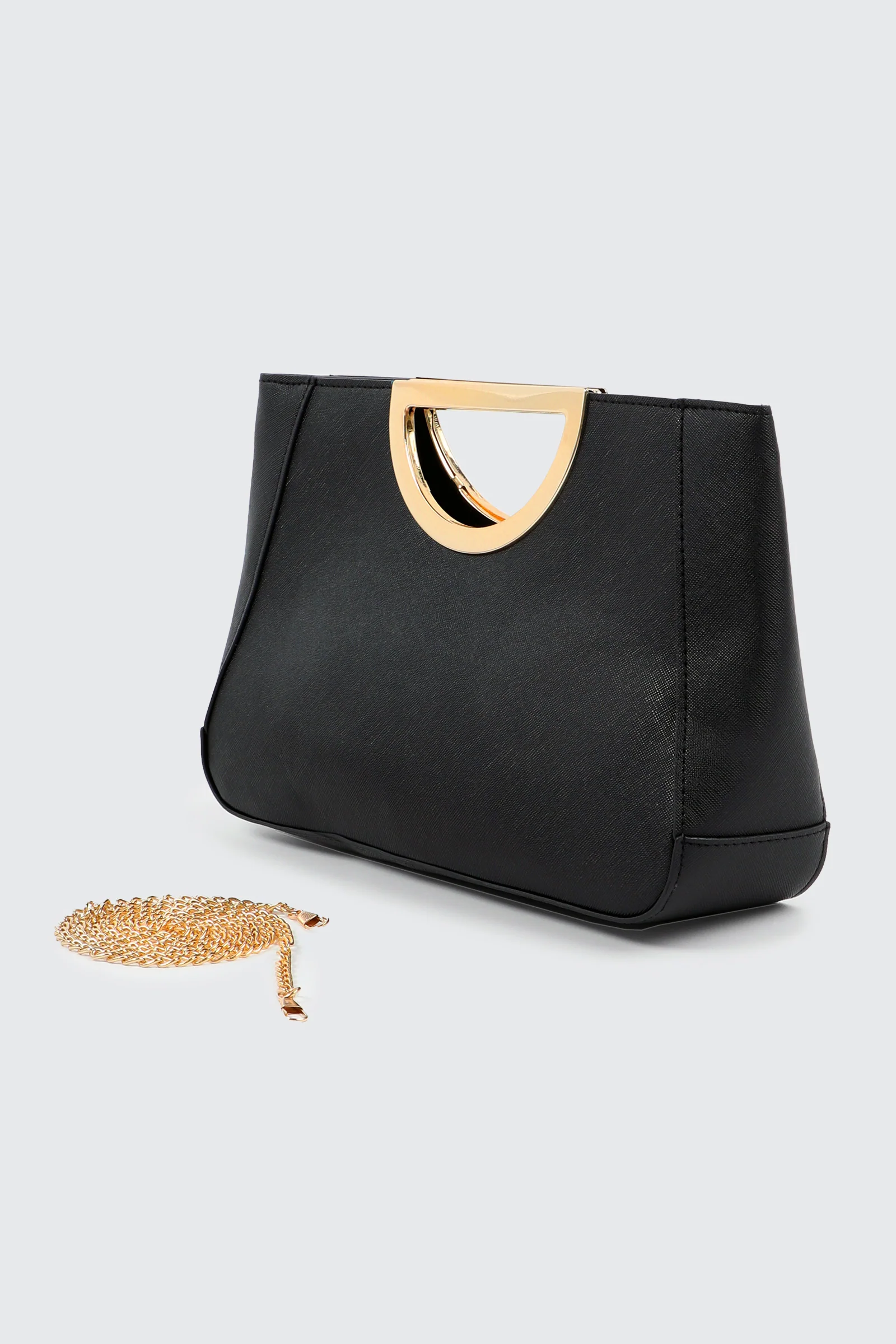 Evening Bag with Gold Handles - Image 2