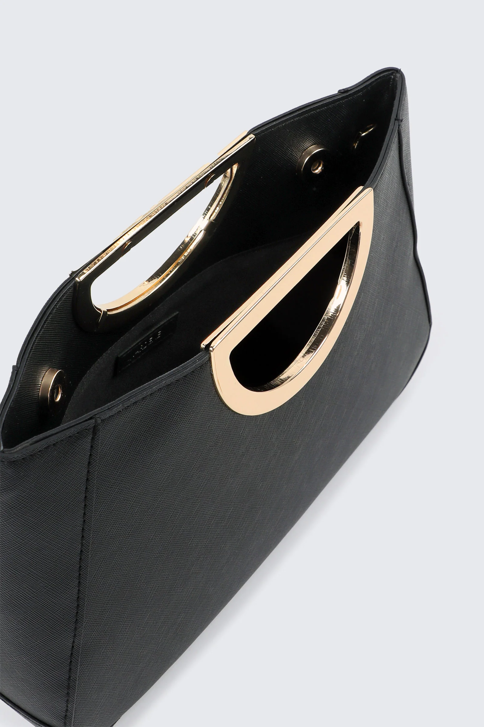 Evening Bag with Gold Handles - Image 3