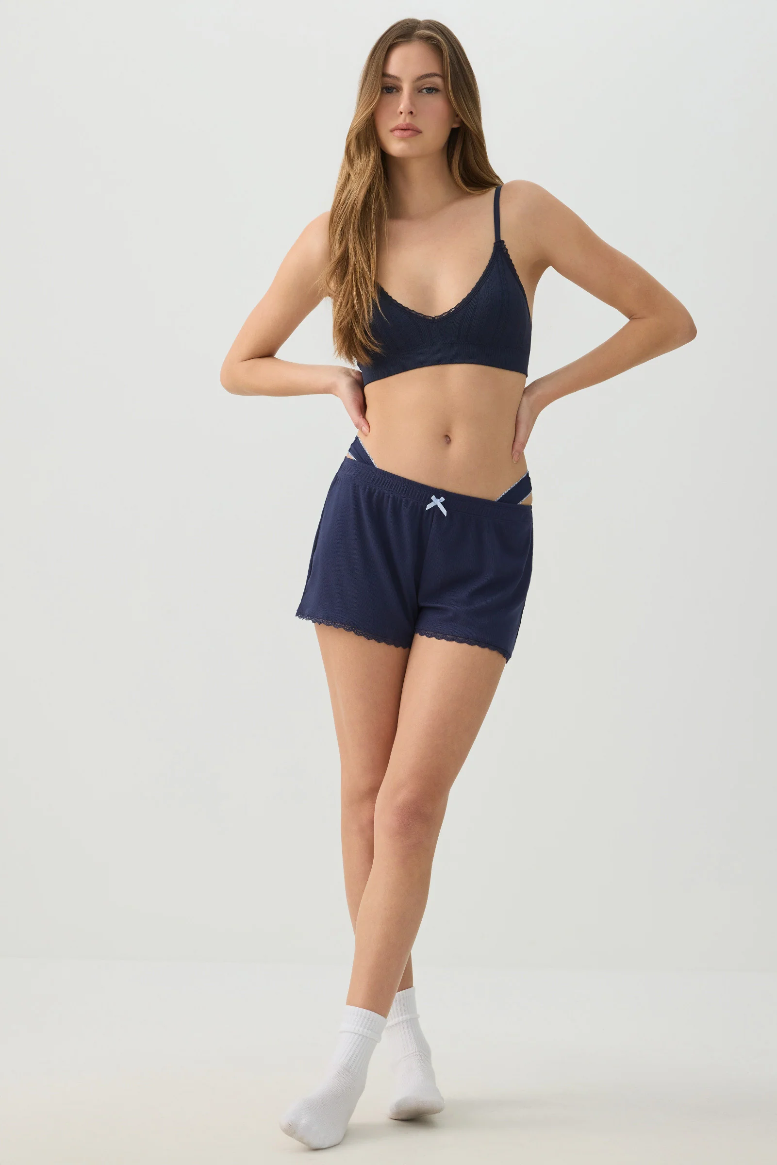 Everyday Pointelle Bralette with Removable Foam - Image 3