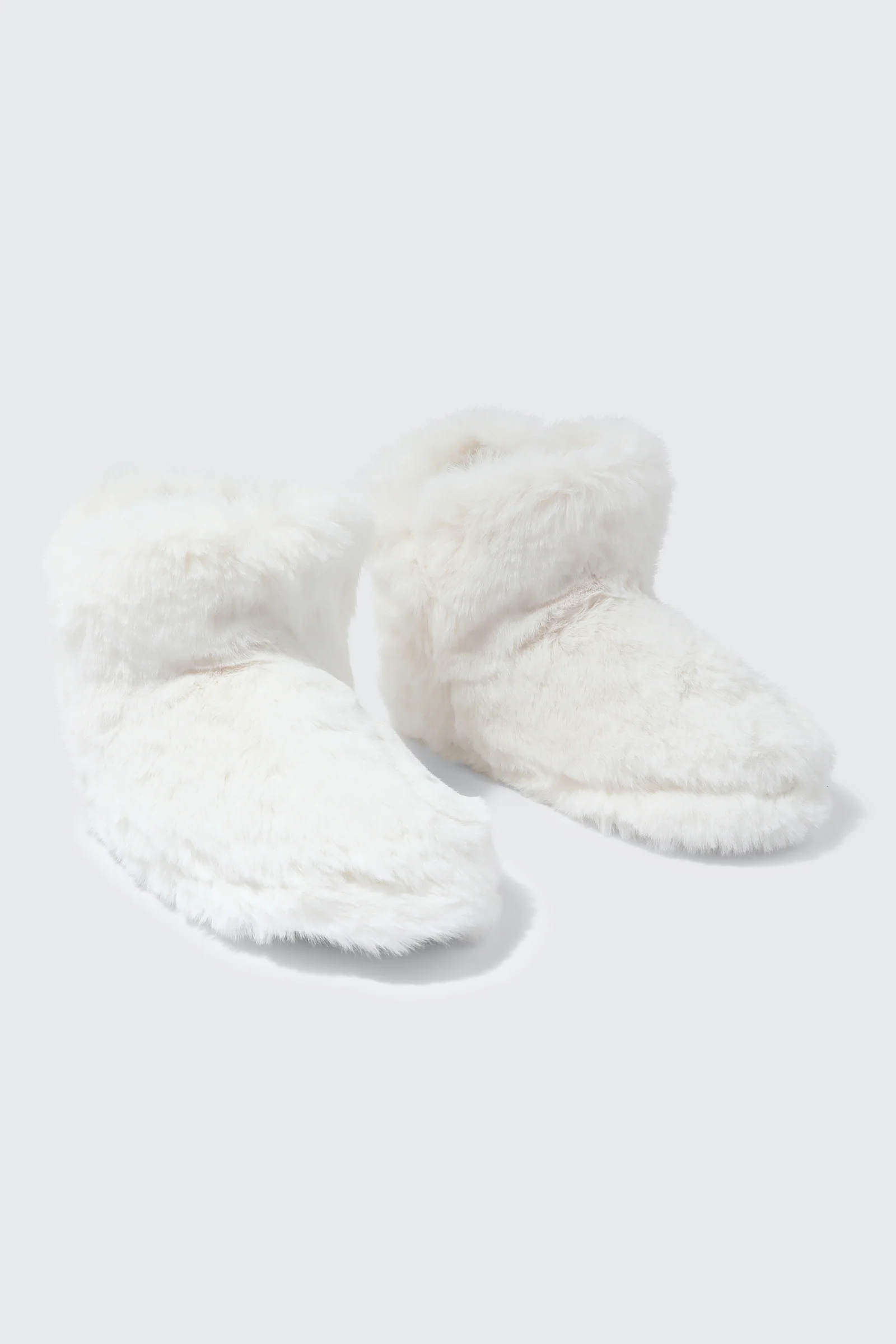 Faux Fur Bootie Slippers - Image 2