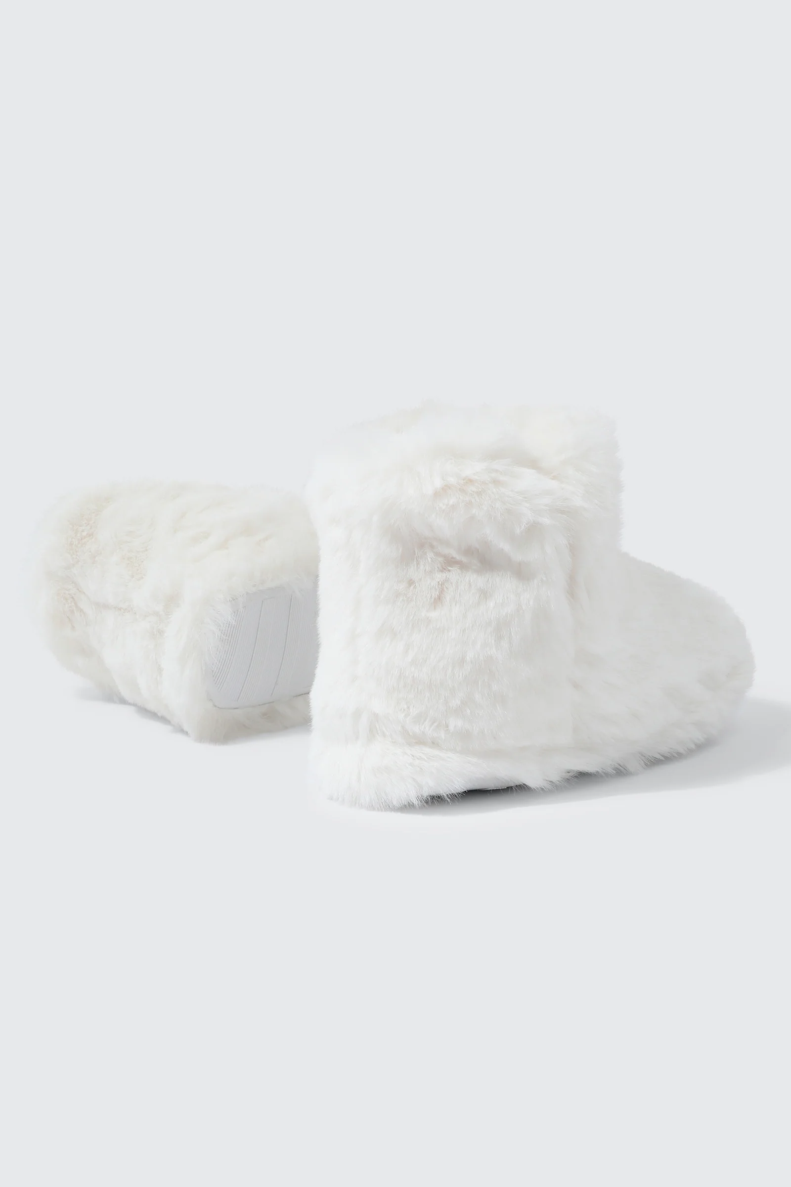 Faux Fur Bootie Slippers - Image 3