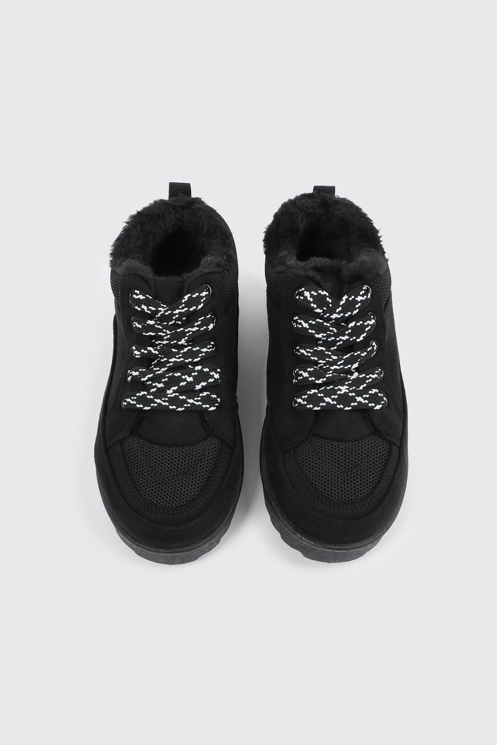 Faux Fur Lined Sneakers - Image 4