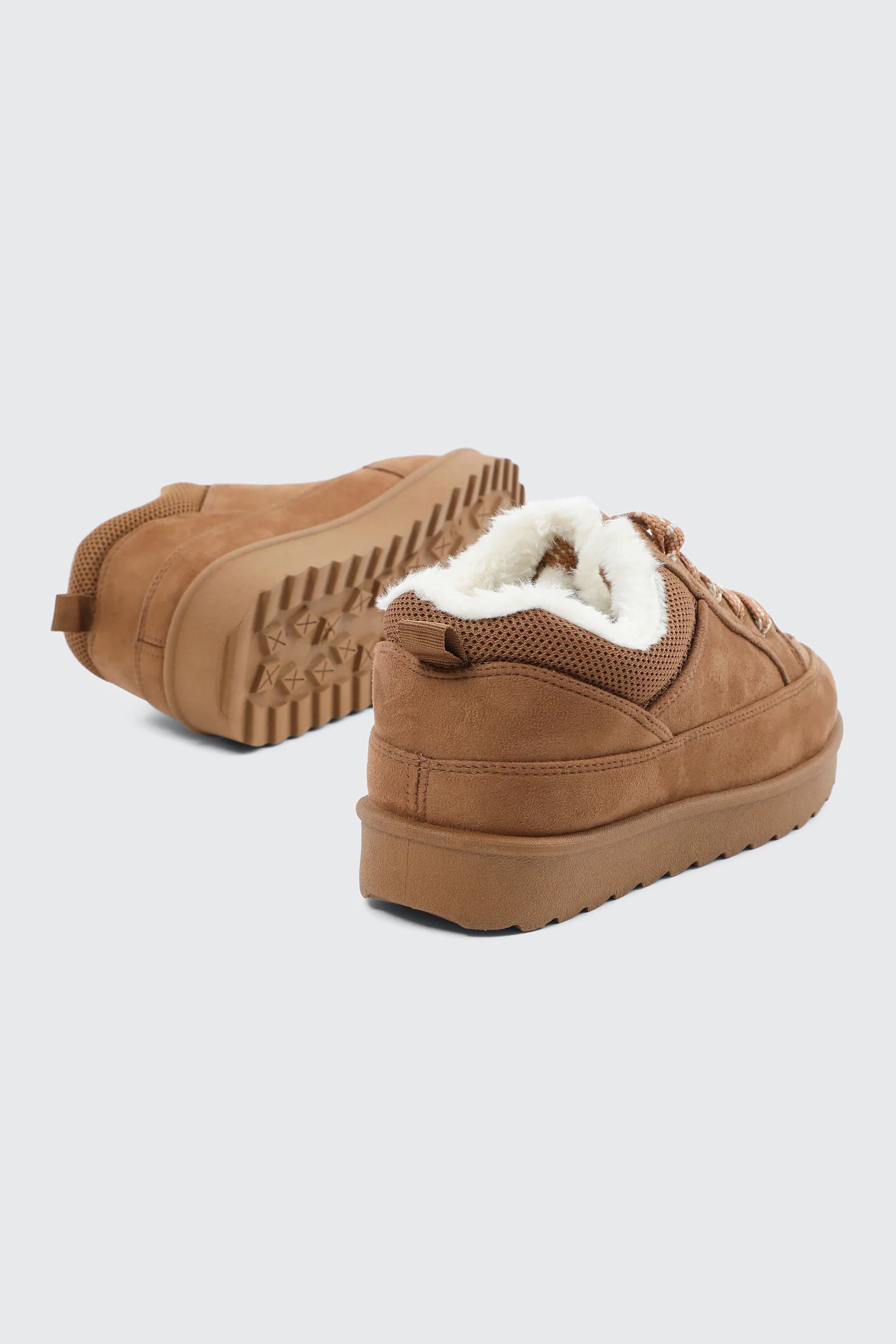 Faux Fur Lined Sneakers - Image 3