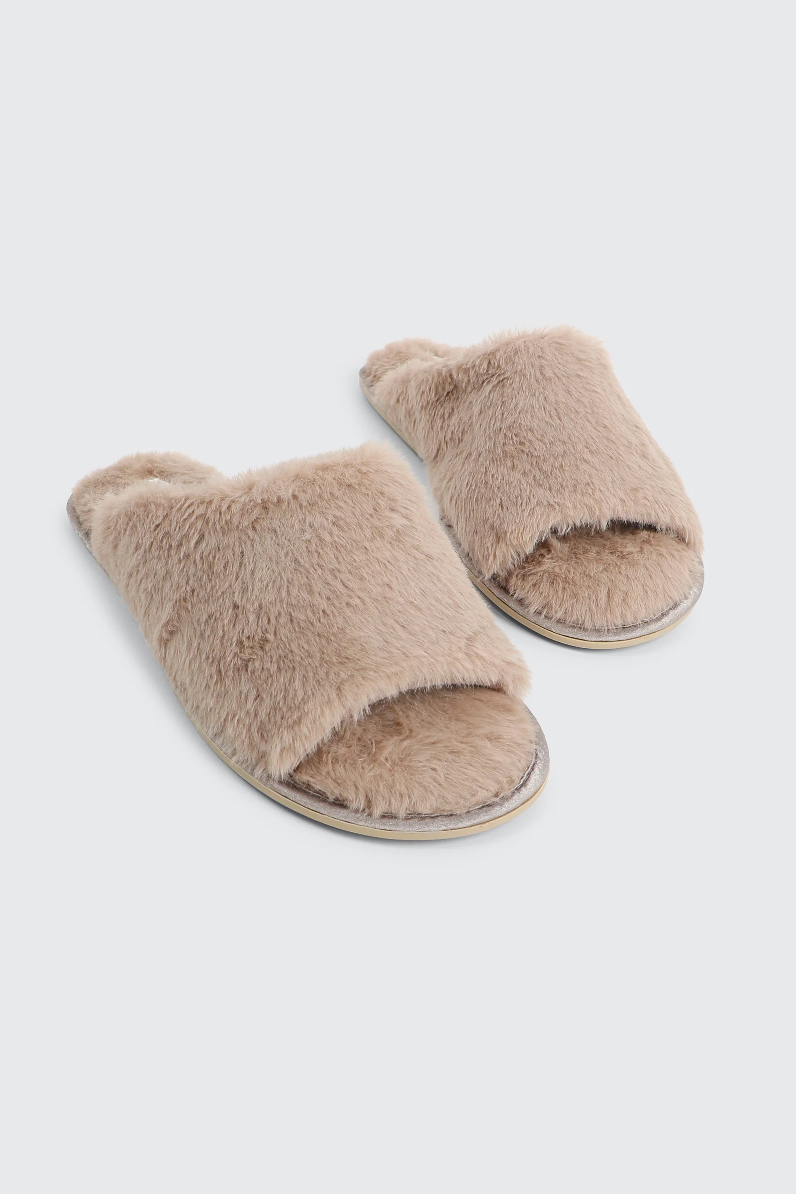 Faux Fur Slippers - Image 2