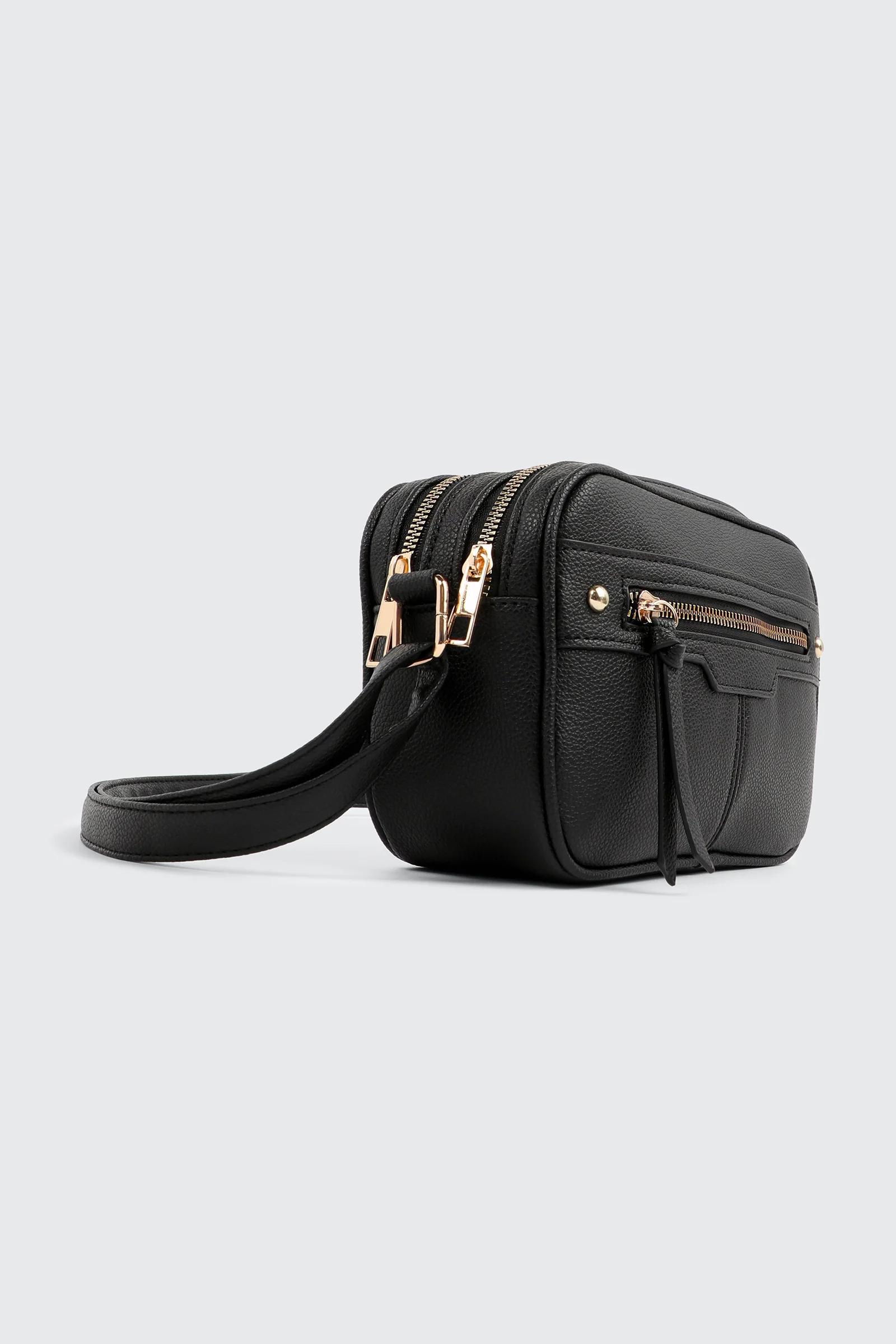 Faux Leather Crossbody Bag - Image 3