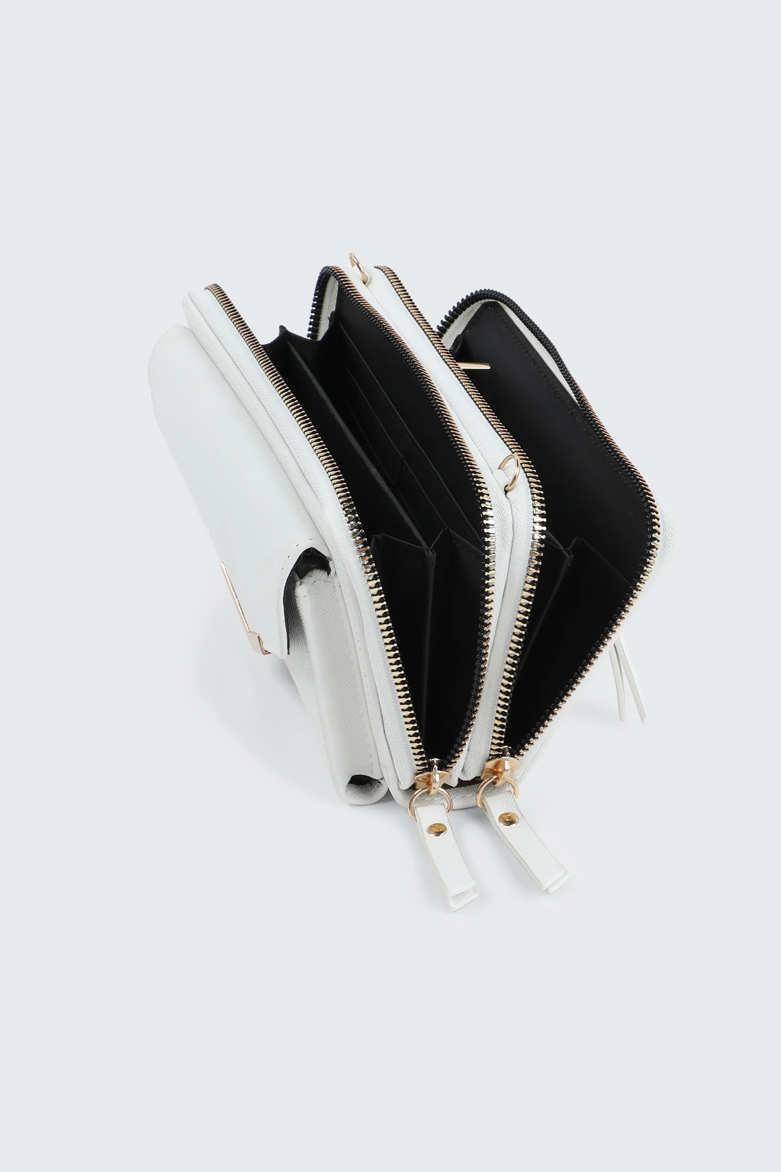 Faux Leather Crossbody Wallet - Image 3