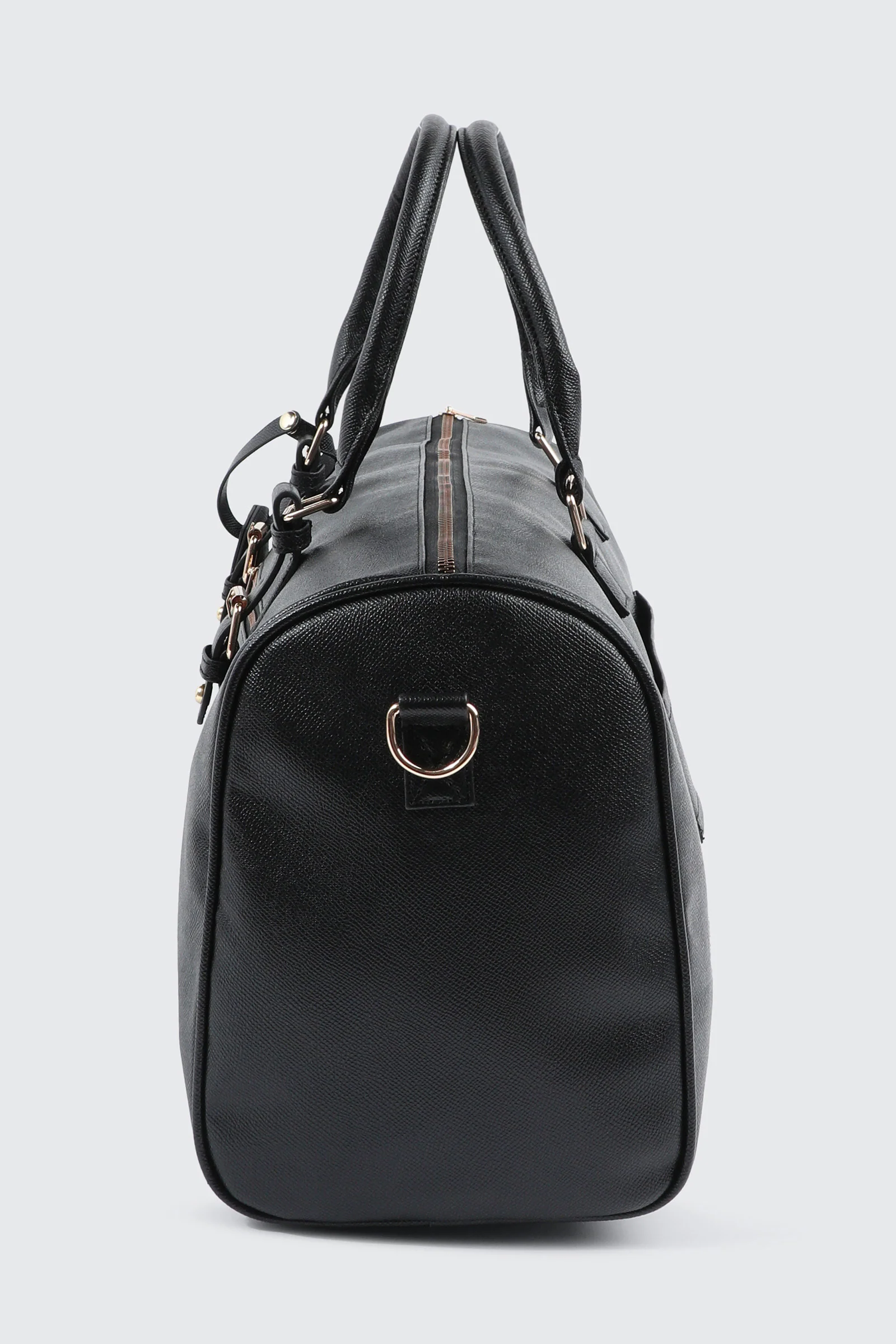 Faux Leather Duffle Bag - Image 4