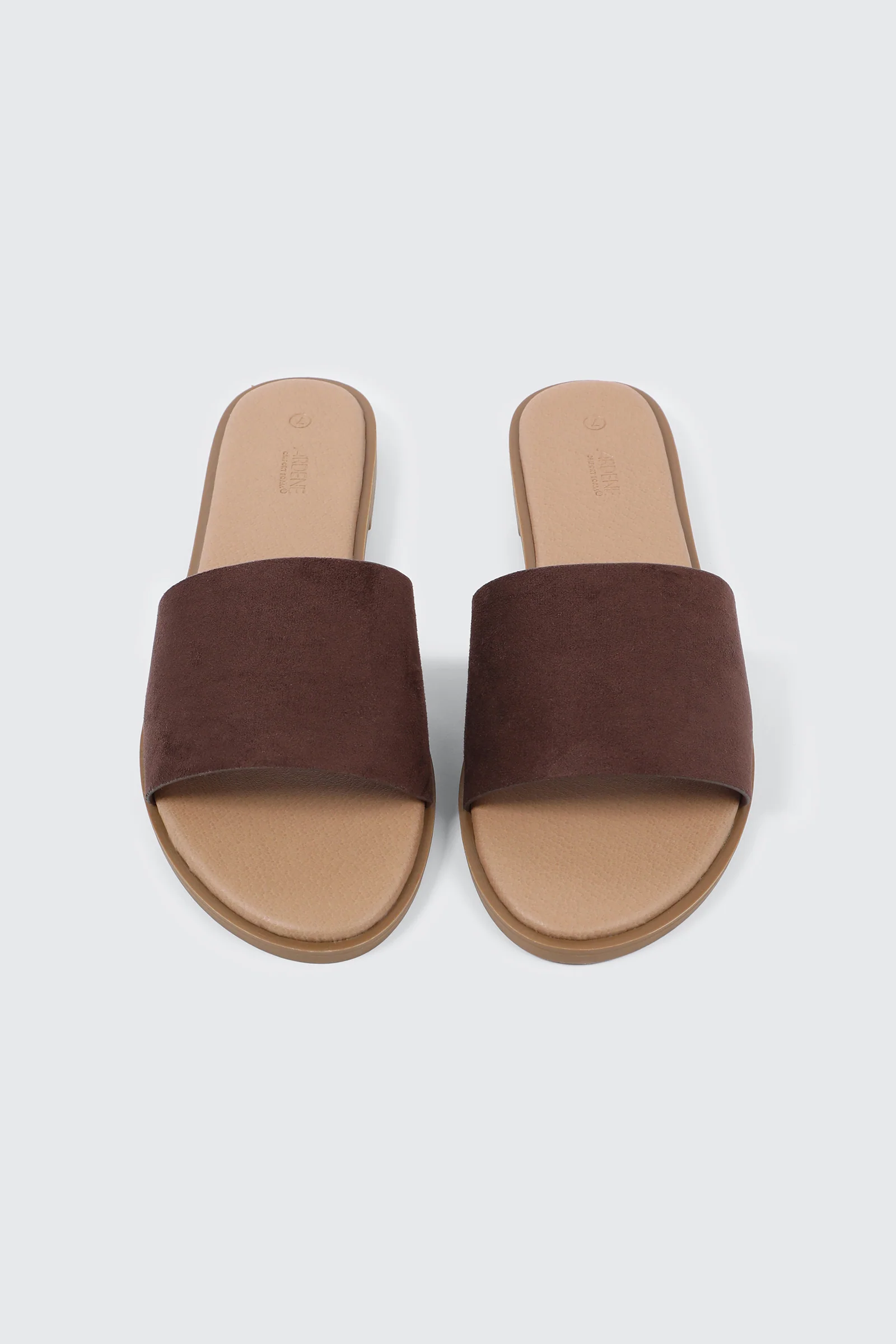Faux Leather One Band Flat Sandals - Image 4