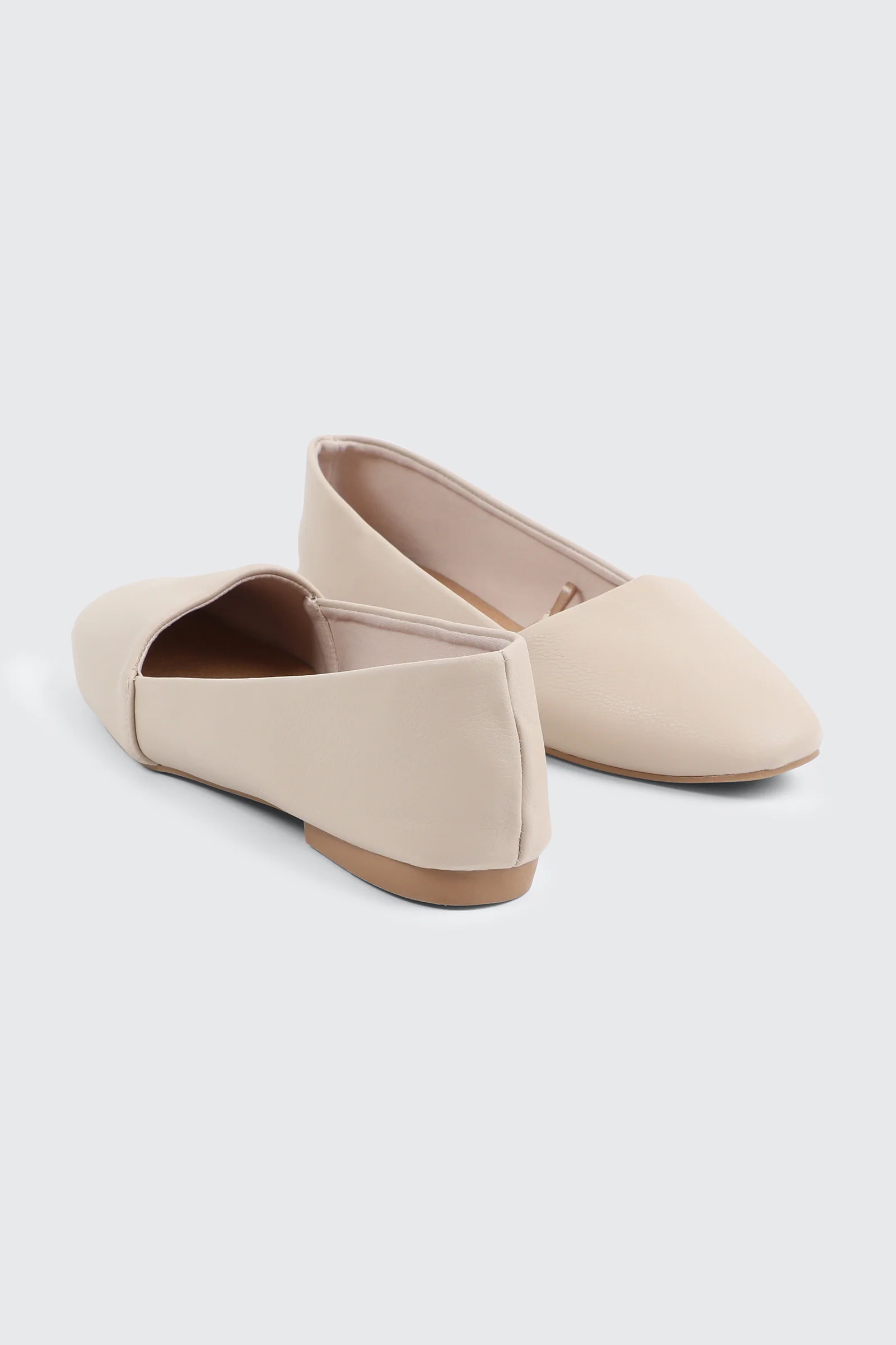 Faux Leather Round Toe Loafers - Image 3