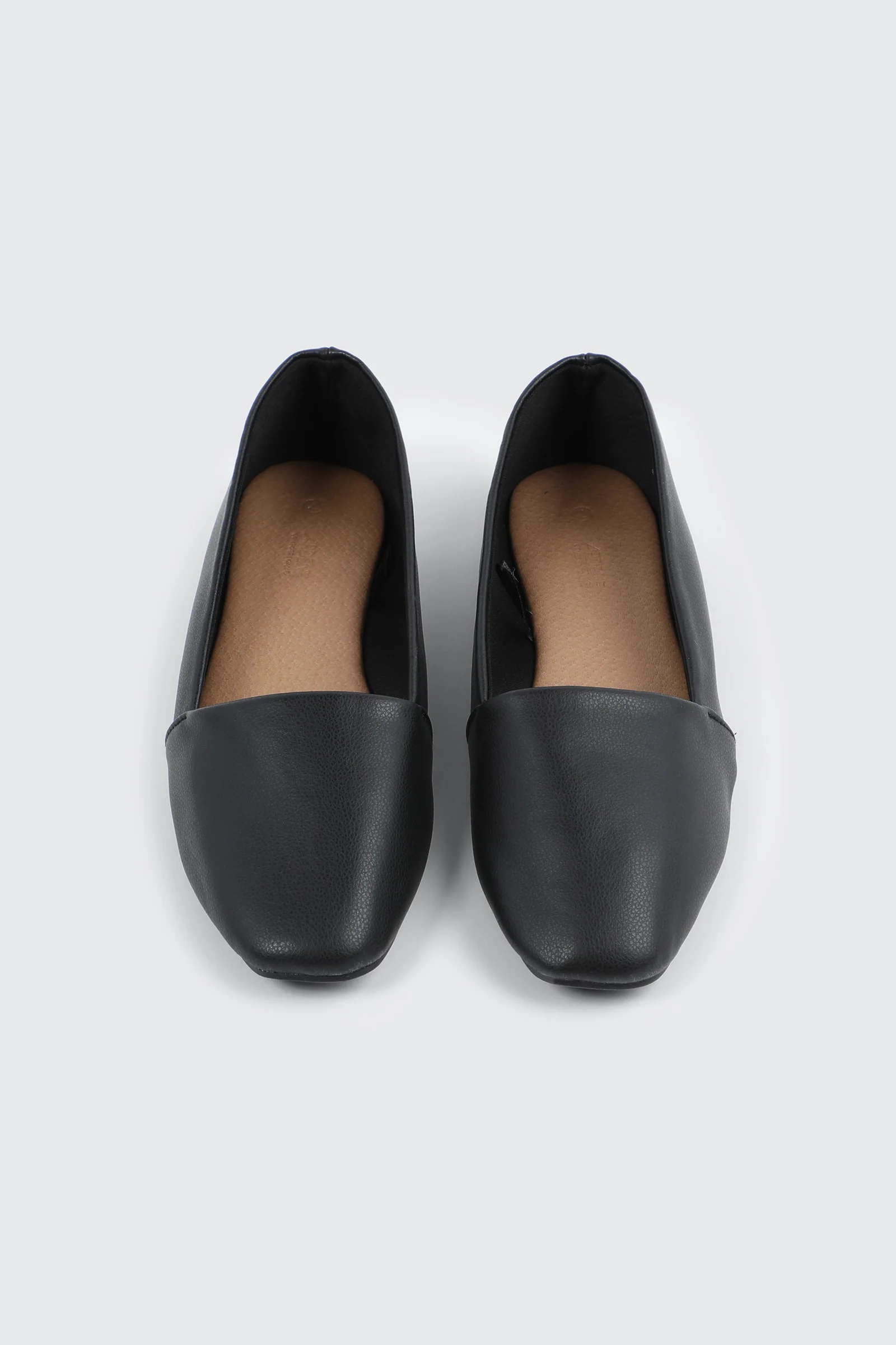 Faux Leather Round Toe Loafers - Image 4