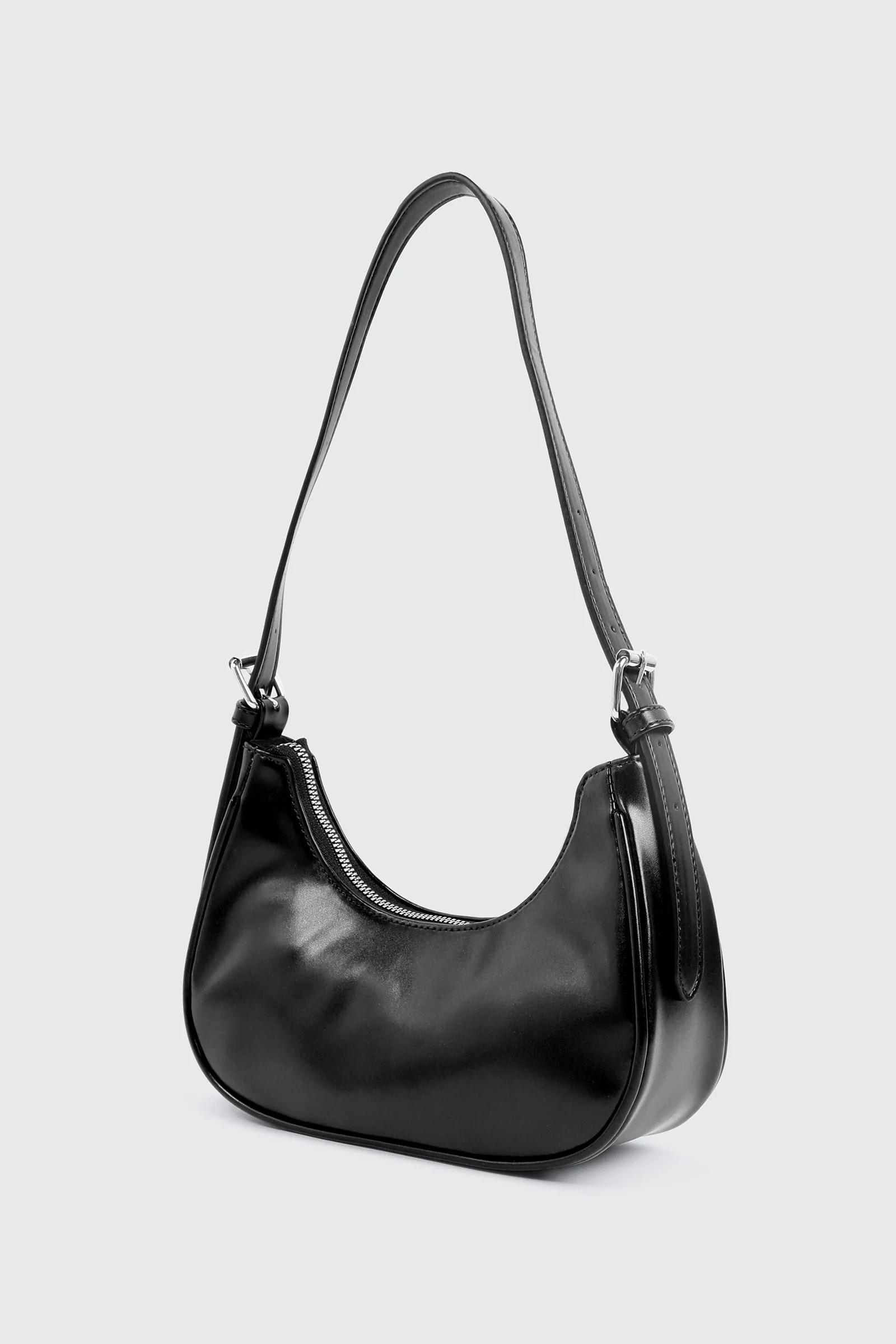 Faux Leather Shoulder Bag - Image 2