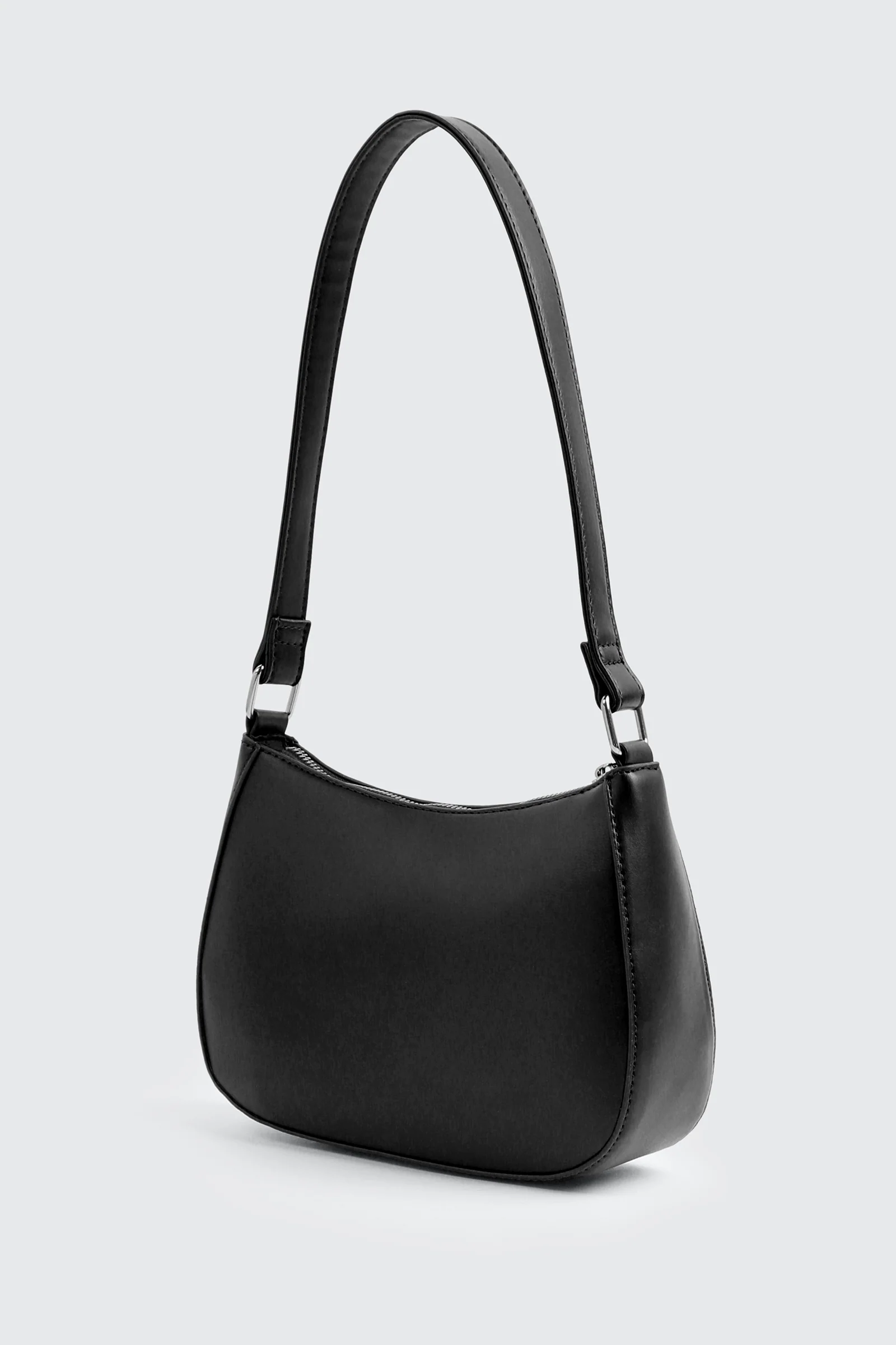 Faux Leather Shoulder Bag - Image 2