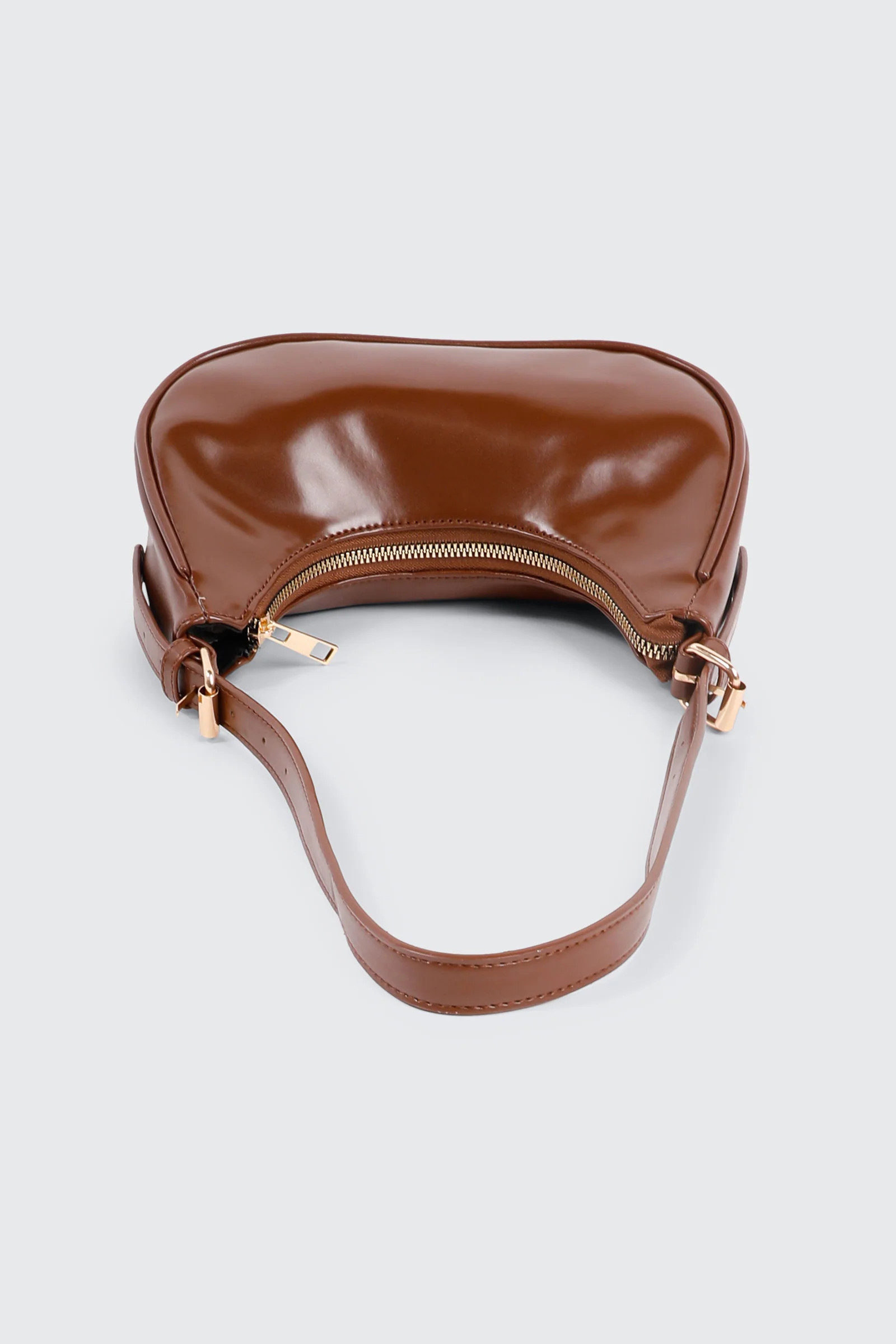 Faux Leather Shoulder Bag - Image 3