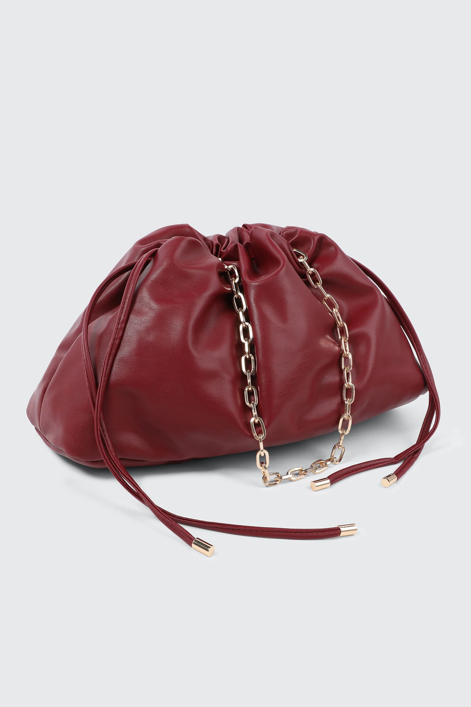 Faux Leather Shoulder Bag - Image 5