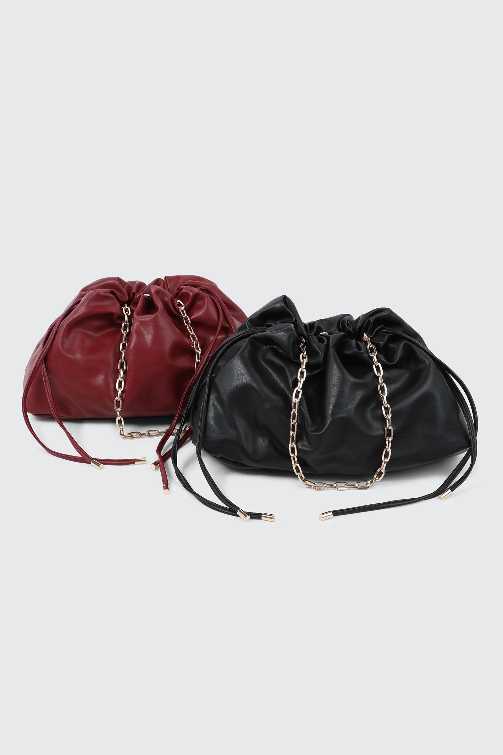 Faux Leather Shoulder Bag - Image 6