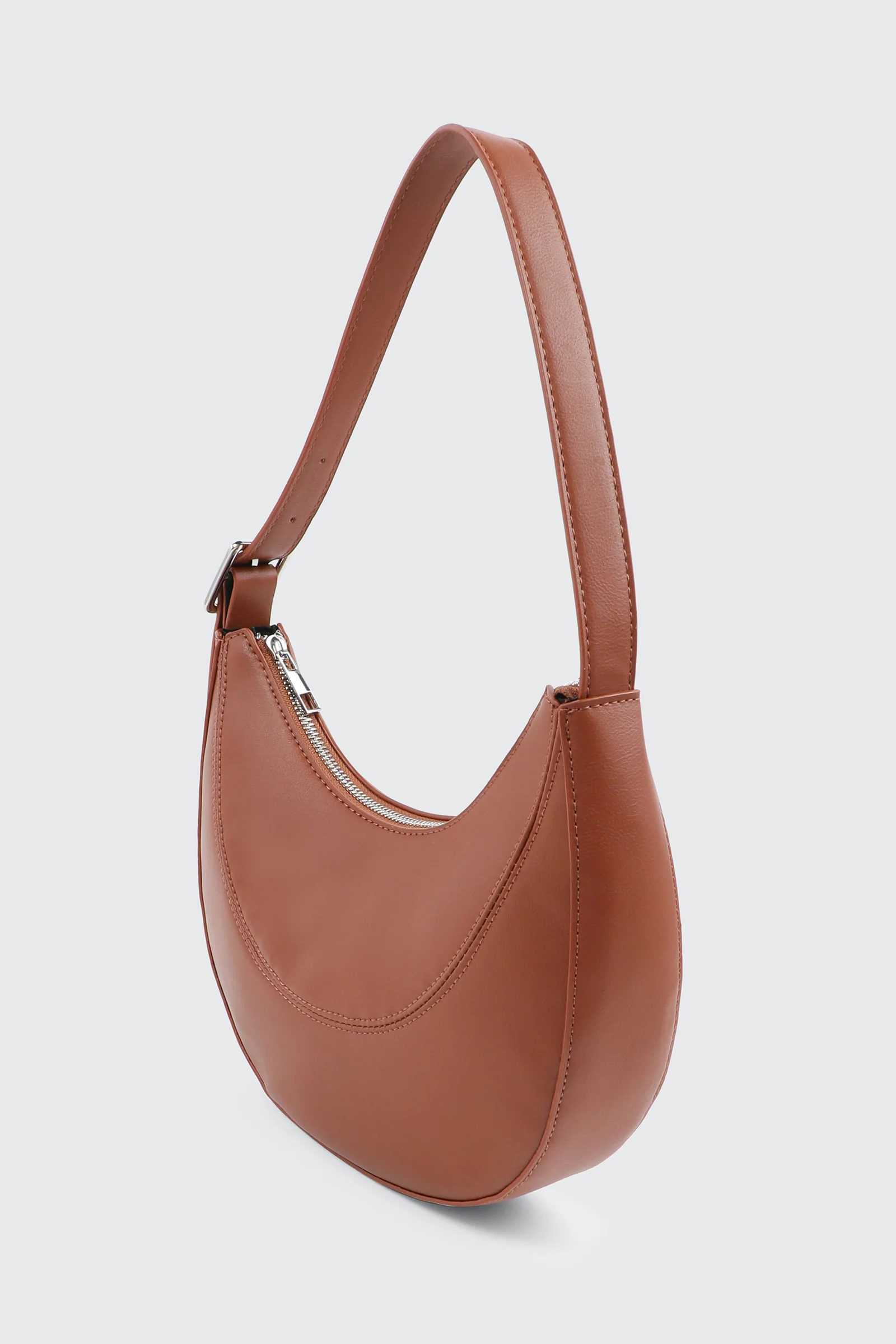 Faux Leather Shoulder Bag - Image 3