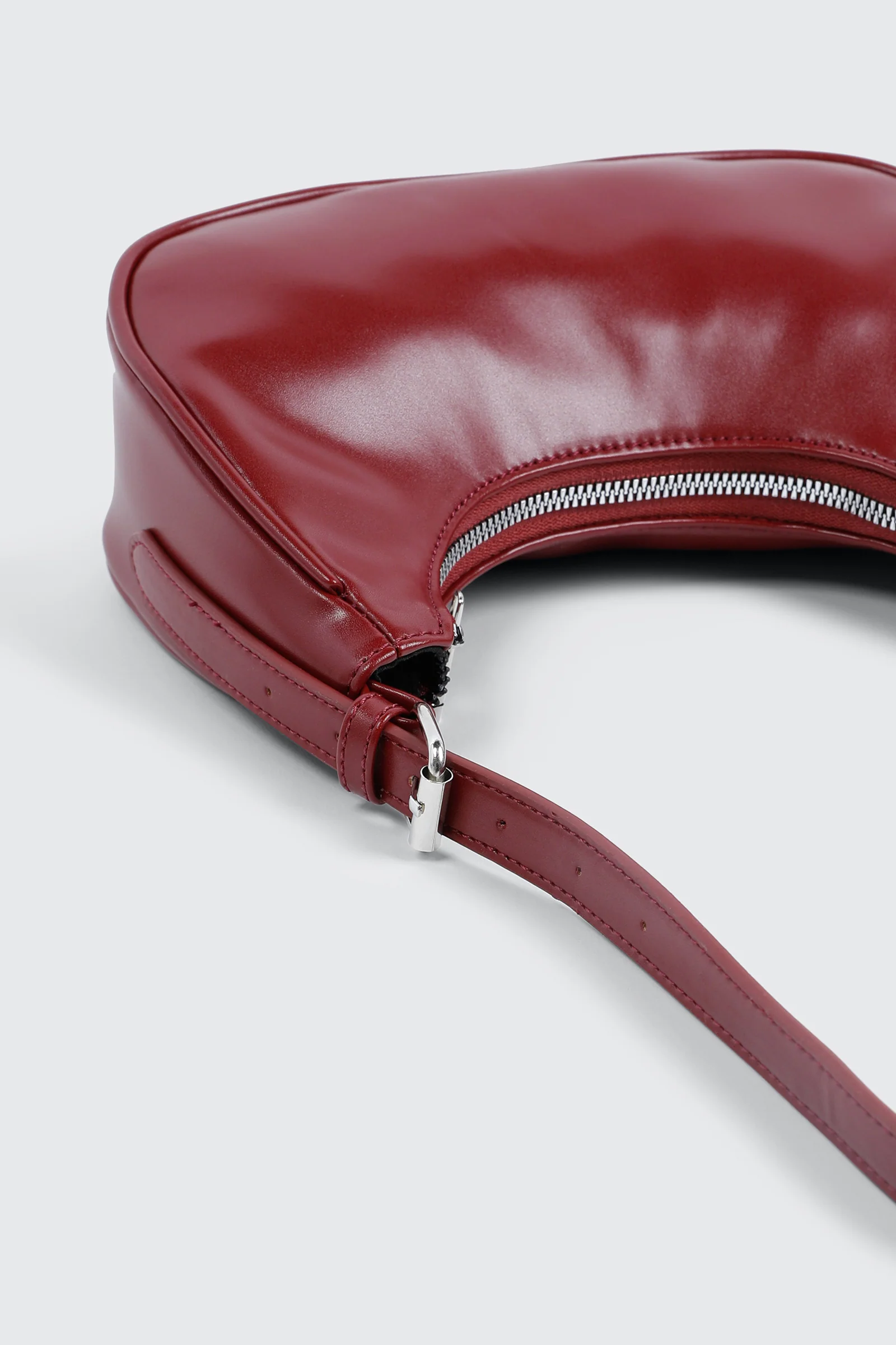 Faux Leather Shoulder Bag - Image 3