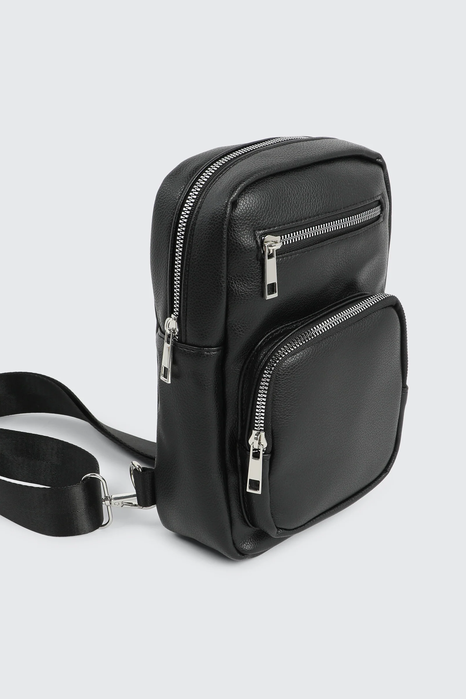 Faux Leather Sling Bag - Image 4