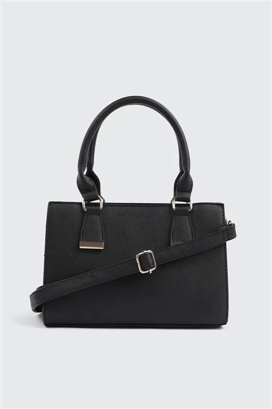 Faux leather Small Structured Handbag