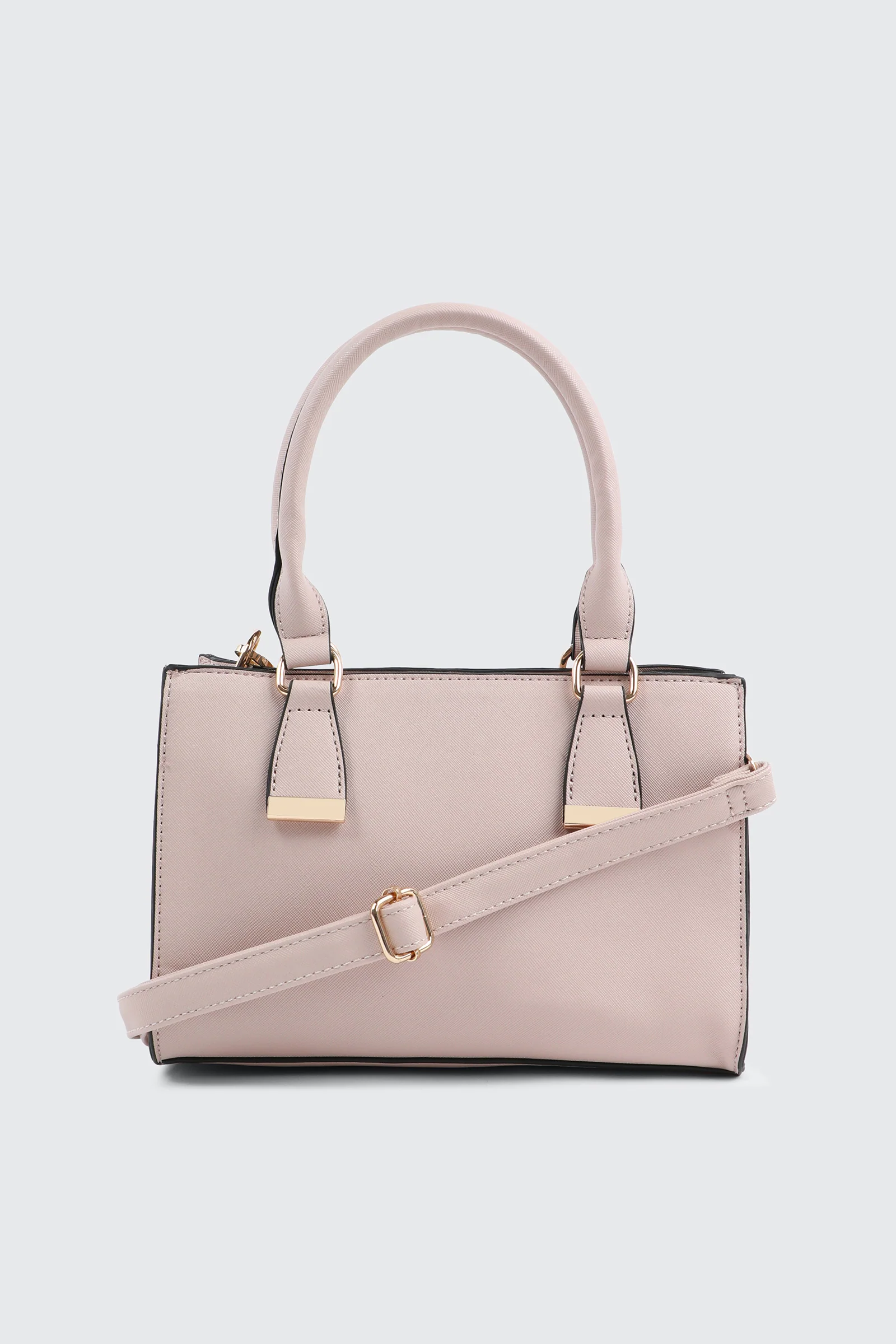 Faux leather Small Structured Handbag