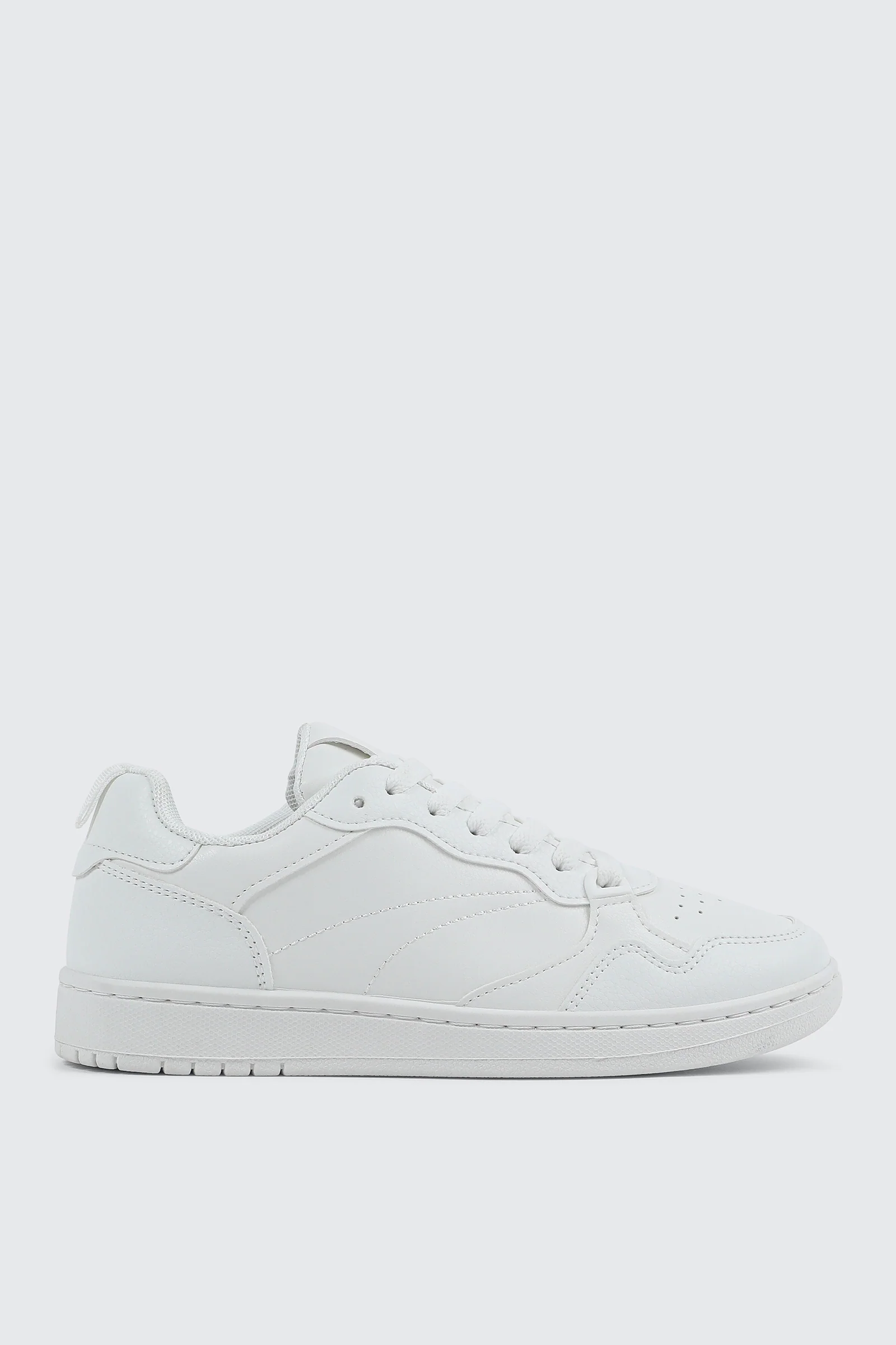 Faux Leather Sneakers