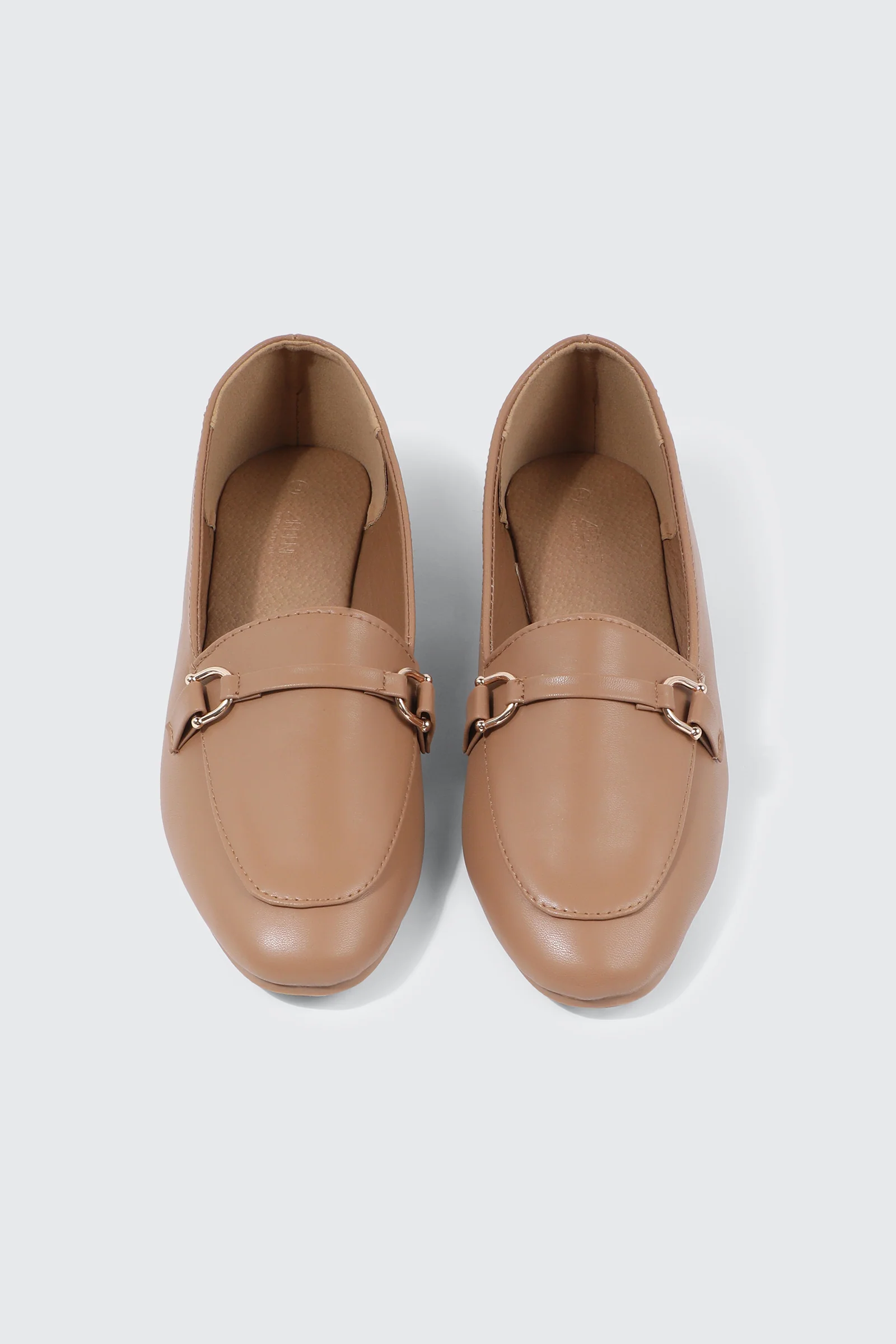 Faux Leather Square Toe Loafers - Image 4