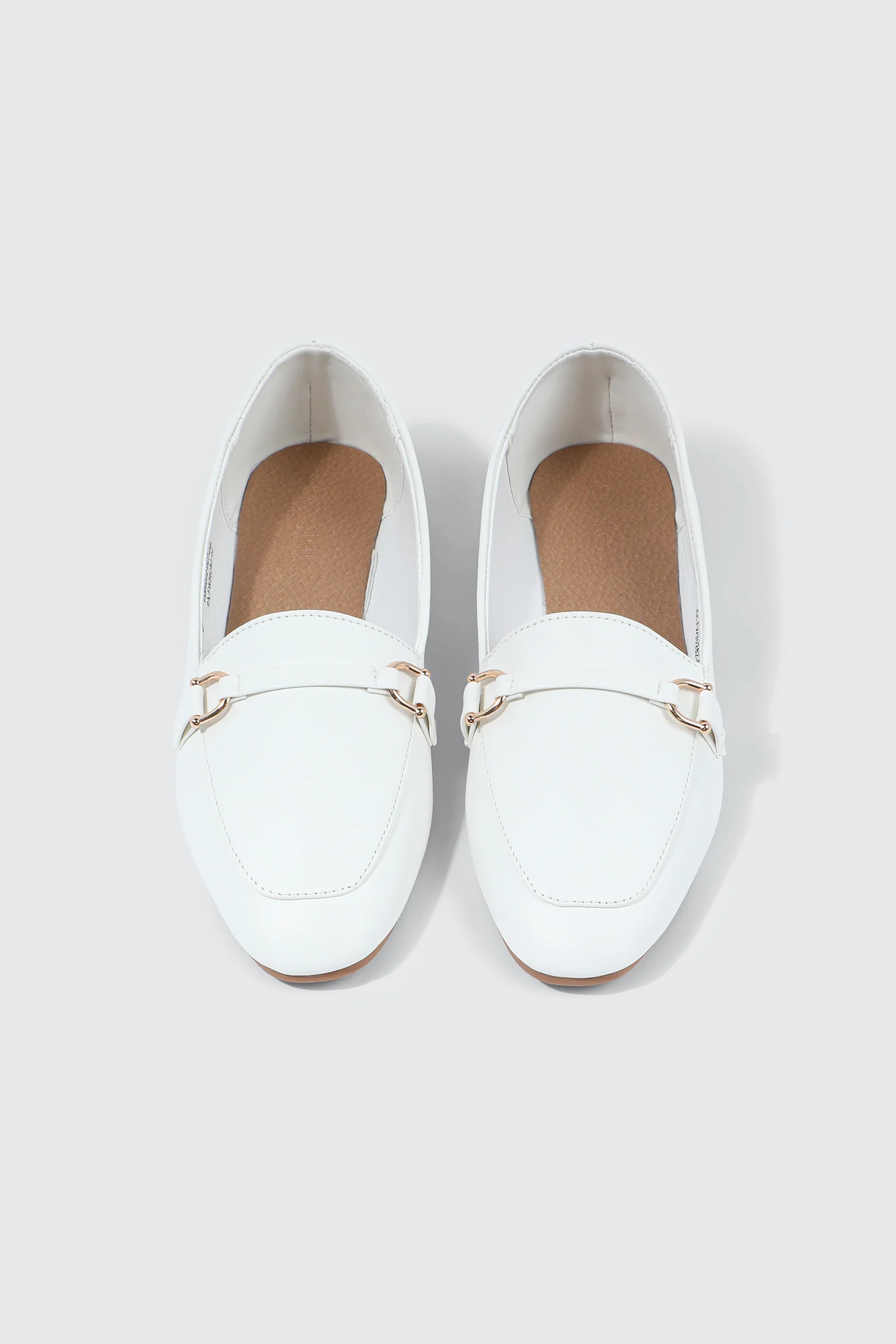 Faux Leather Square Toe Loafers - Image 4