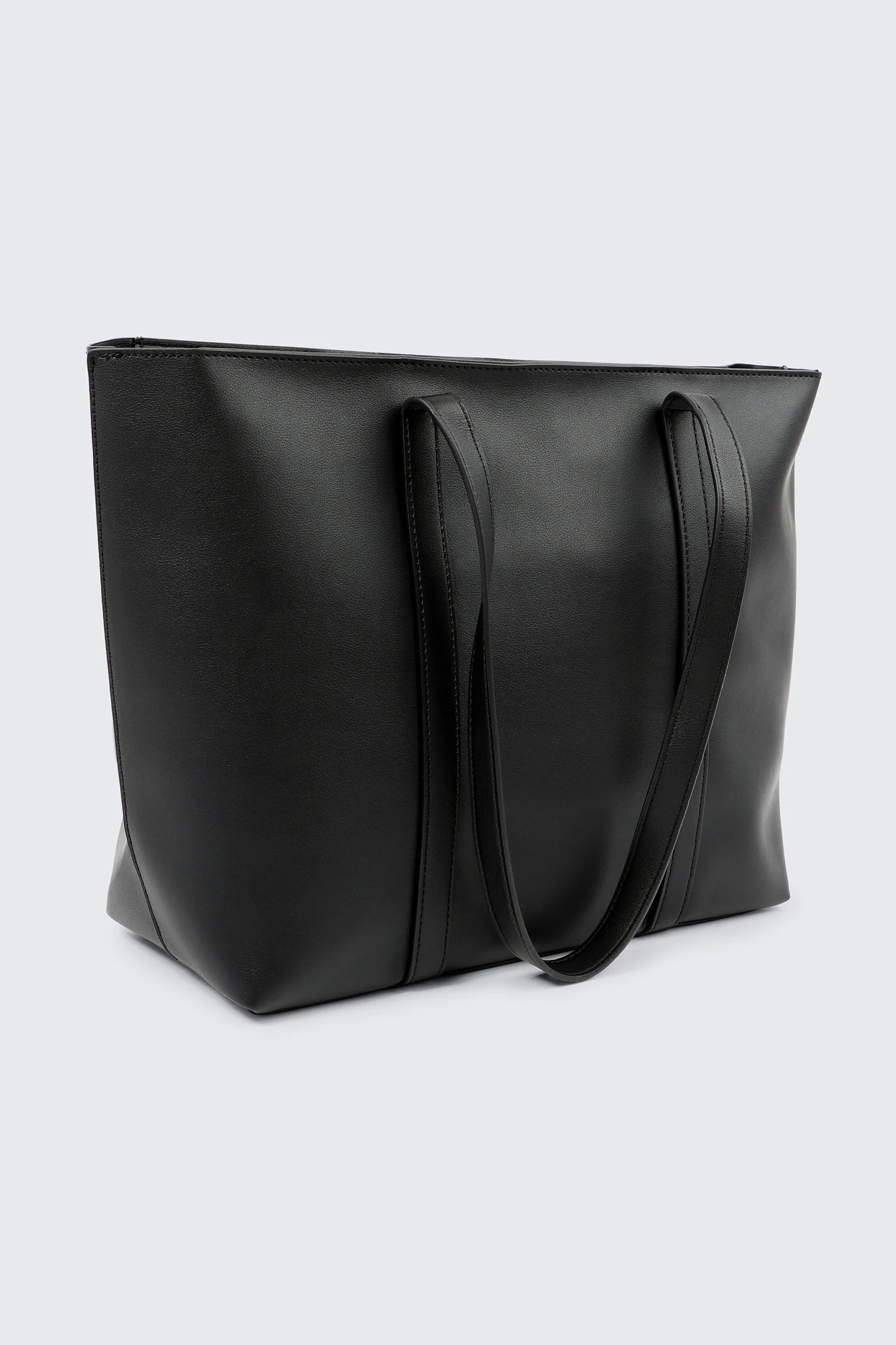 Faux Leather Tote Bag - Image 5