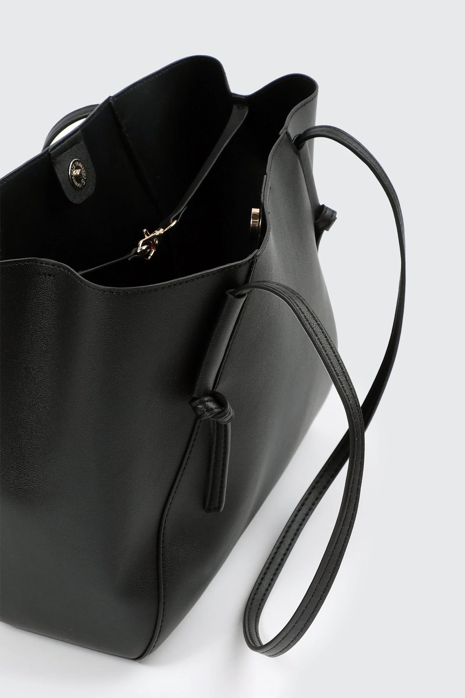 Faux Leather Tote Bag - Image 3