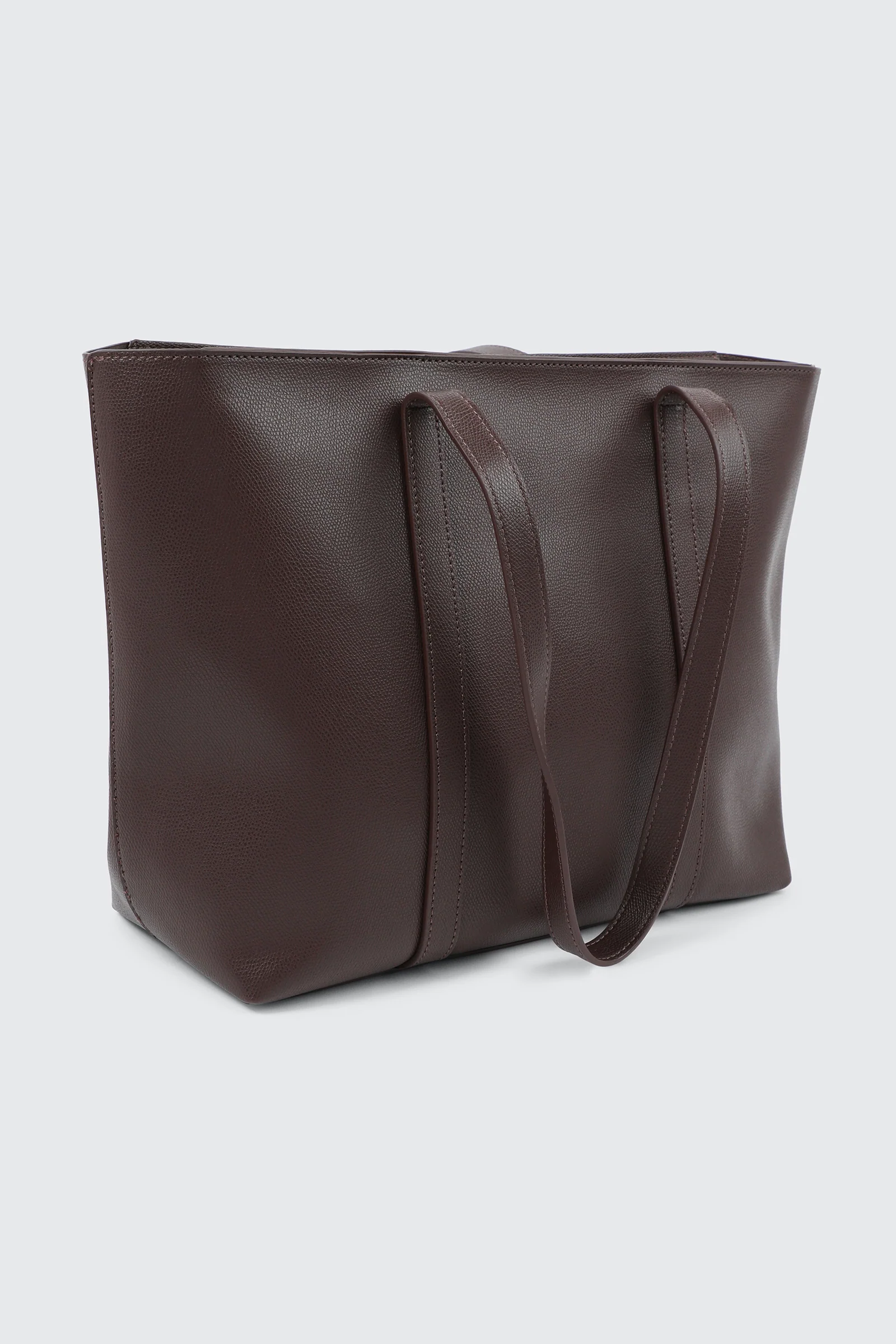 Faux Leather Tote Bag - Image 5