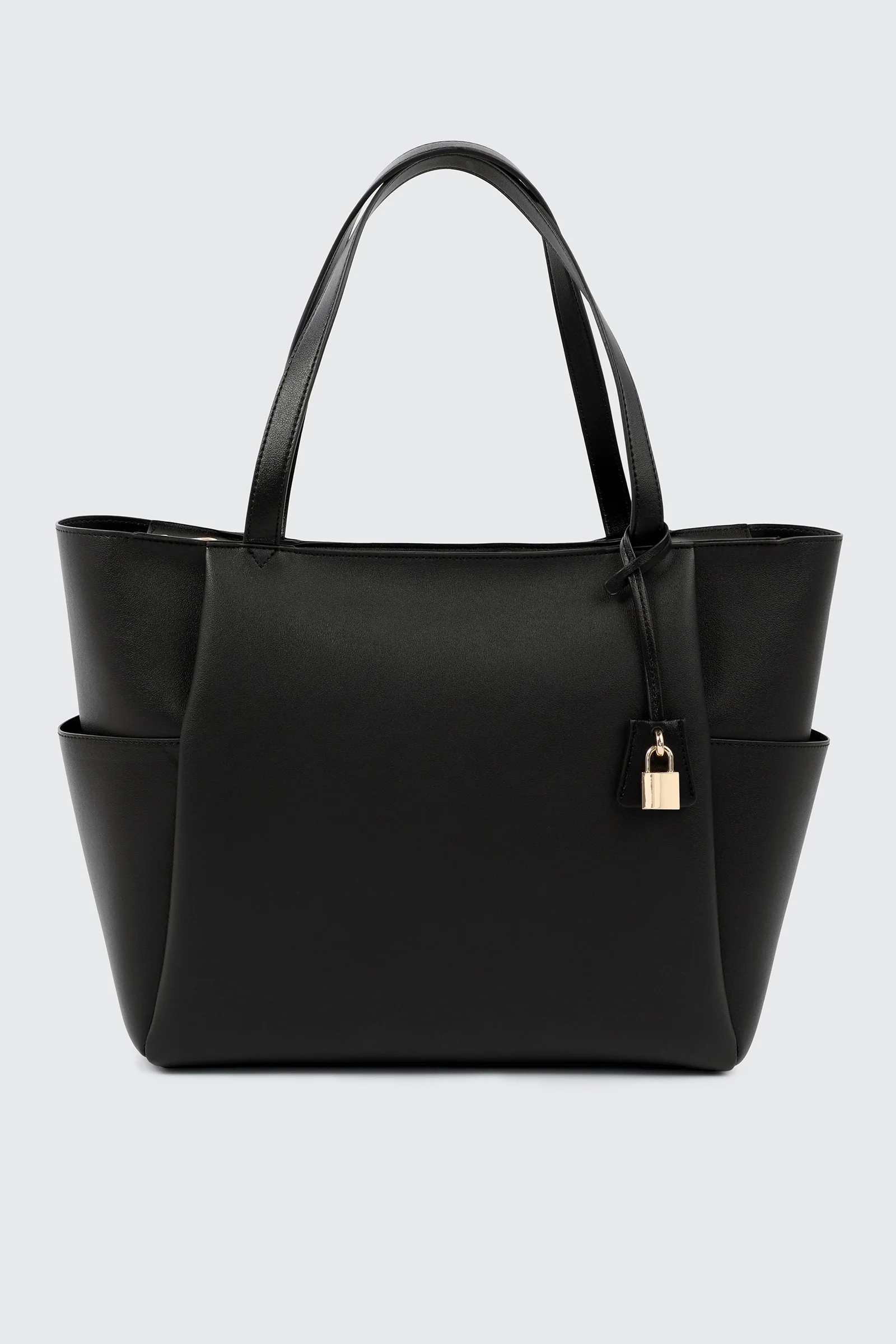 Faux Leather Tote Bag