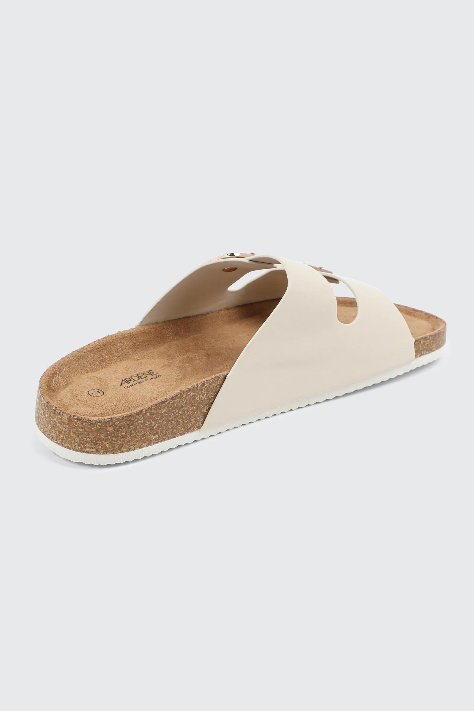Faux Leather Two-Buckle Sandals - Image 3