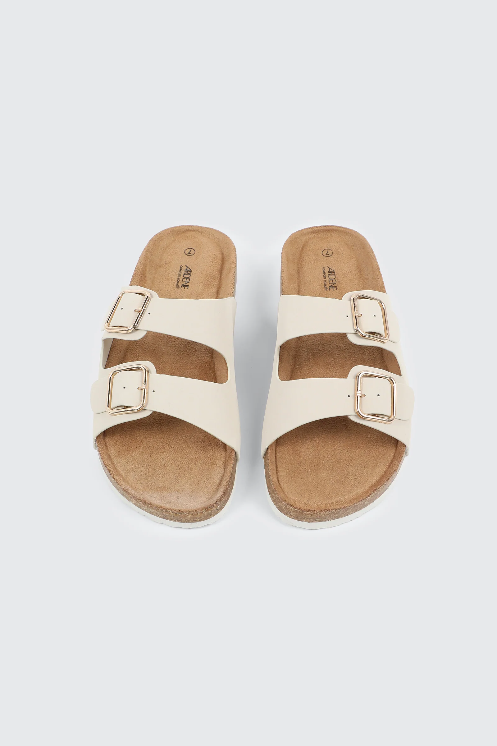 Faux Leather Two-Buckle Sandals - Image 4