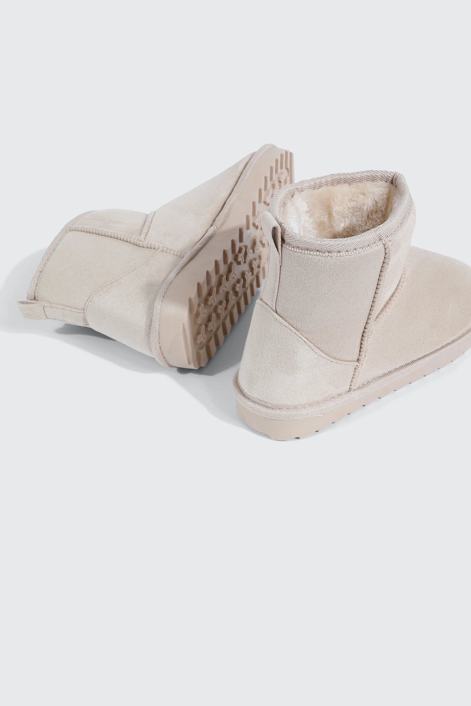 Faux Sheepskin Ankle Boots - Image 3